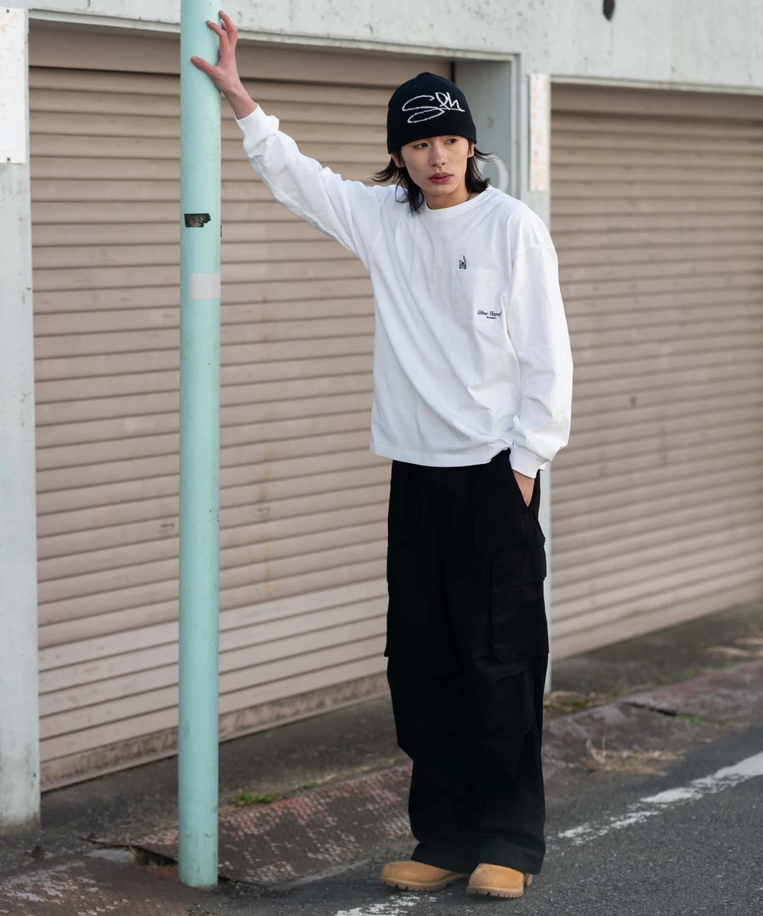 ポケット刺繍BIG　T（LS） - Image 4