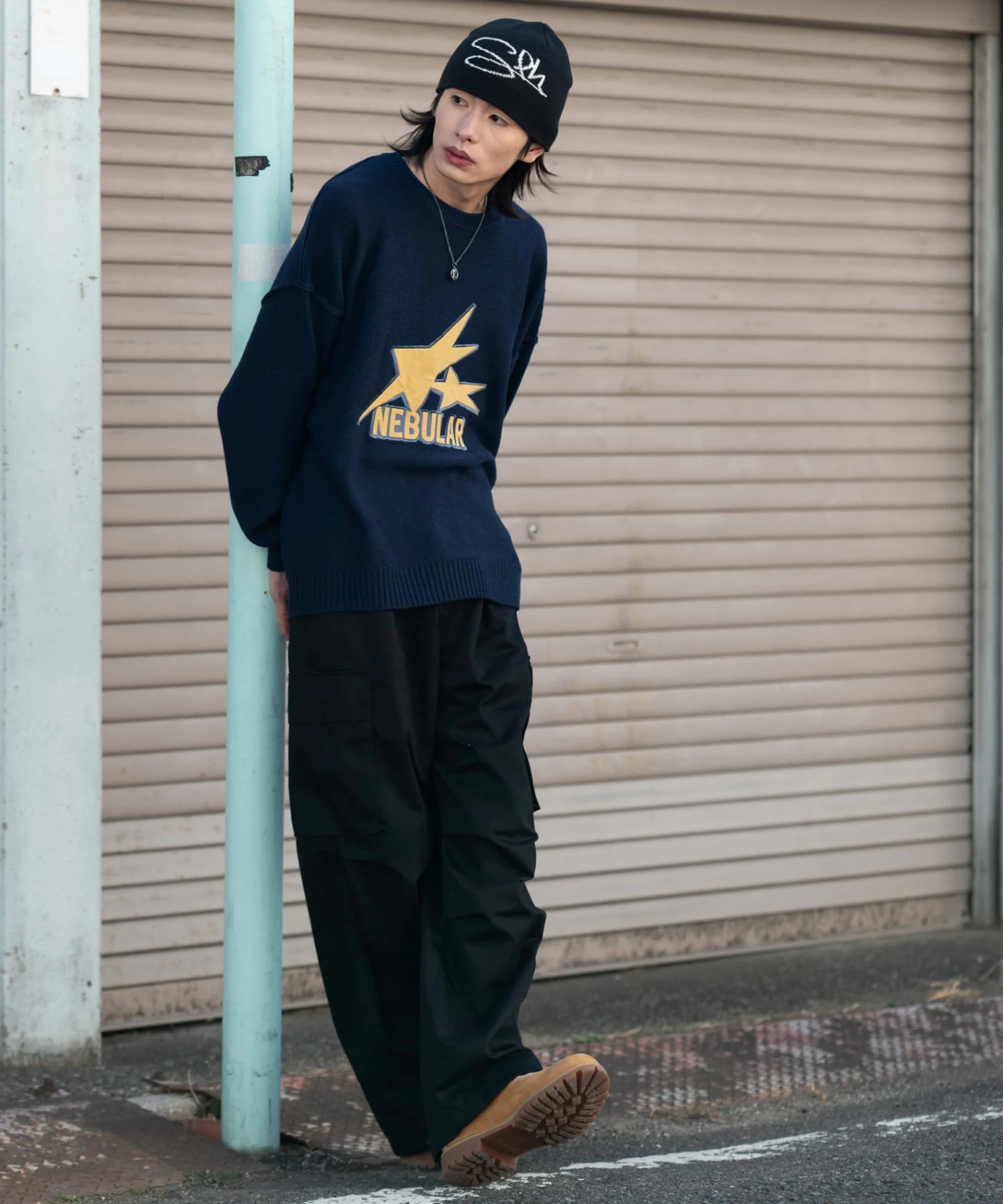 サテンワッペンニットプルオーバー - Image 3