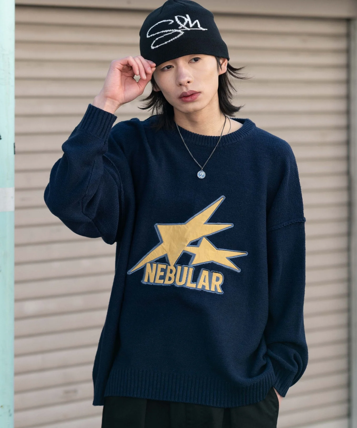 サテンワッペンニットプルオーバー - Image 9