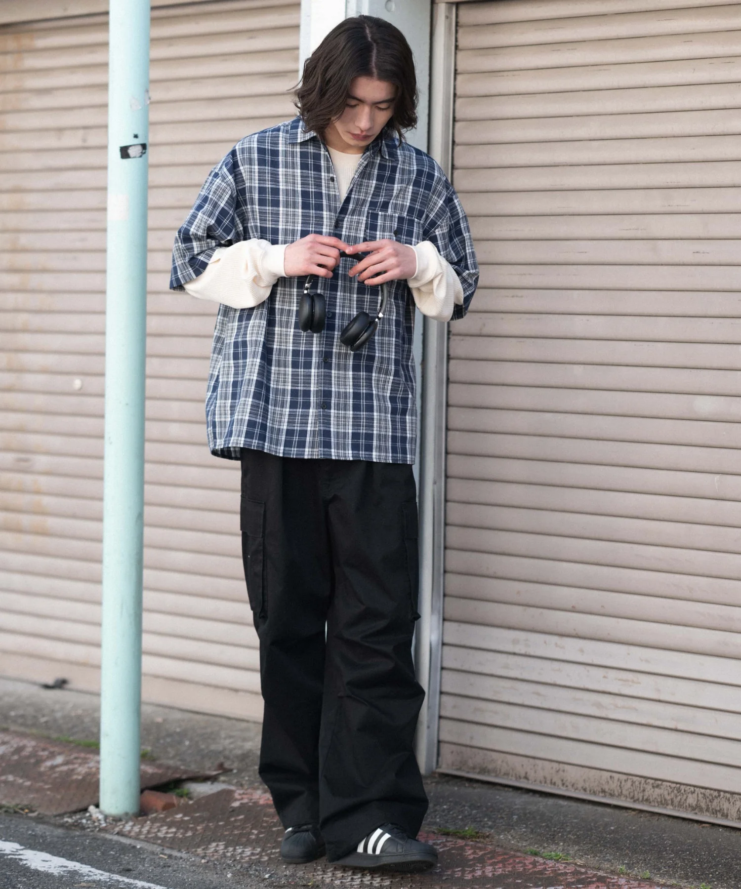 アンサンブルチェックシャツ(LS) - Image 3