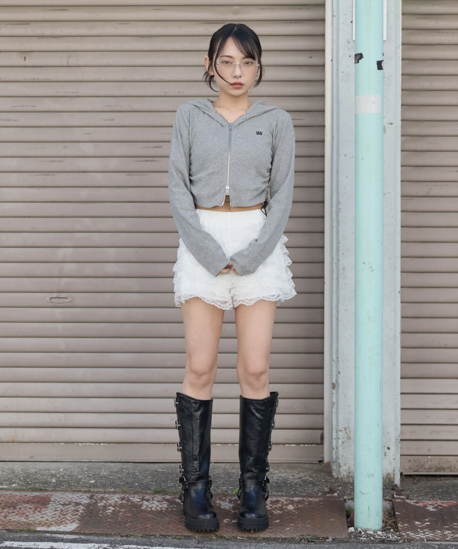 リブジップパーカー - Image 4