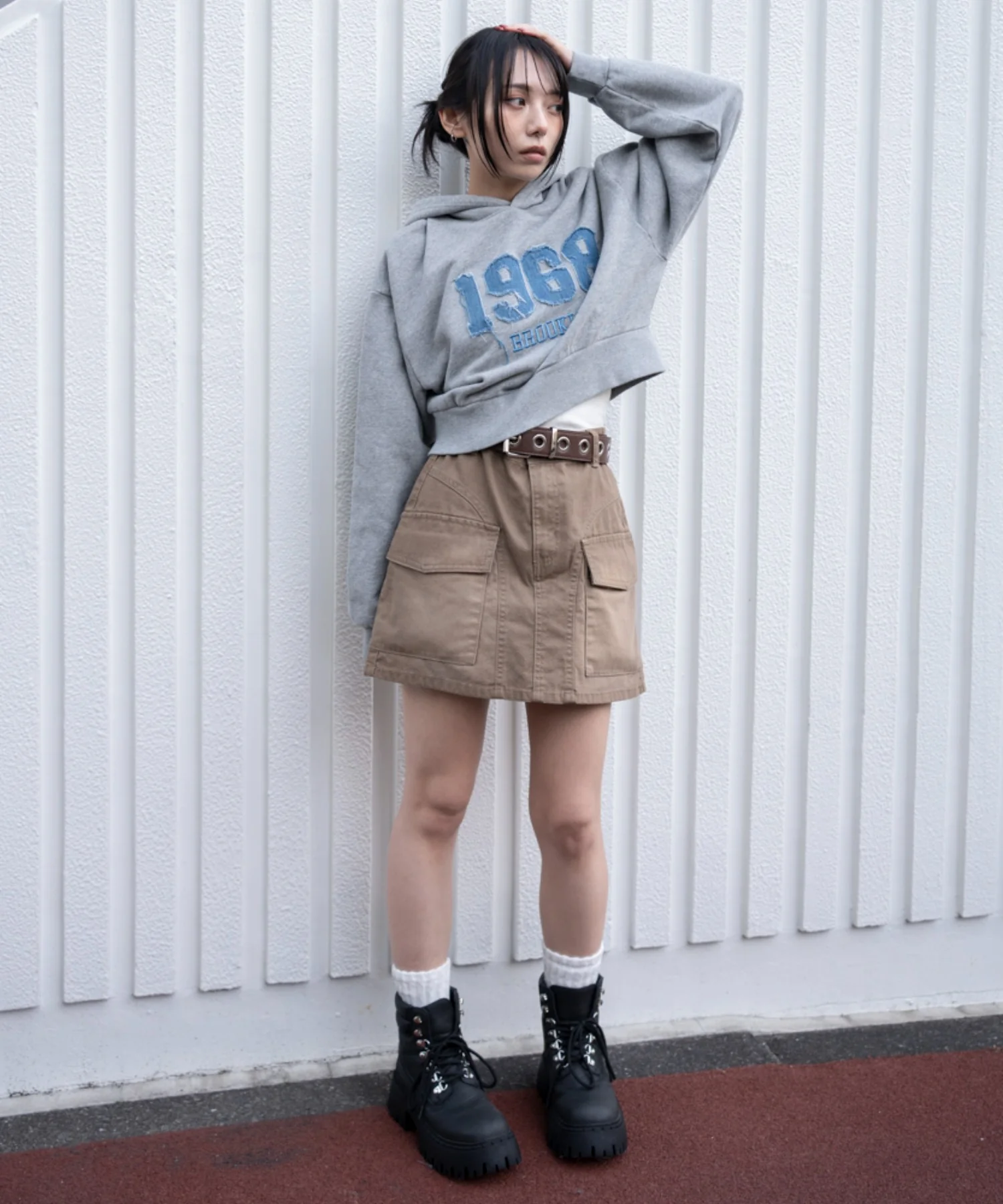 グラフィックショートプルパーカー - Image 8