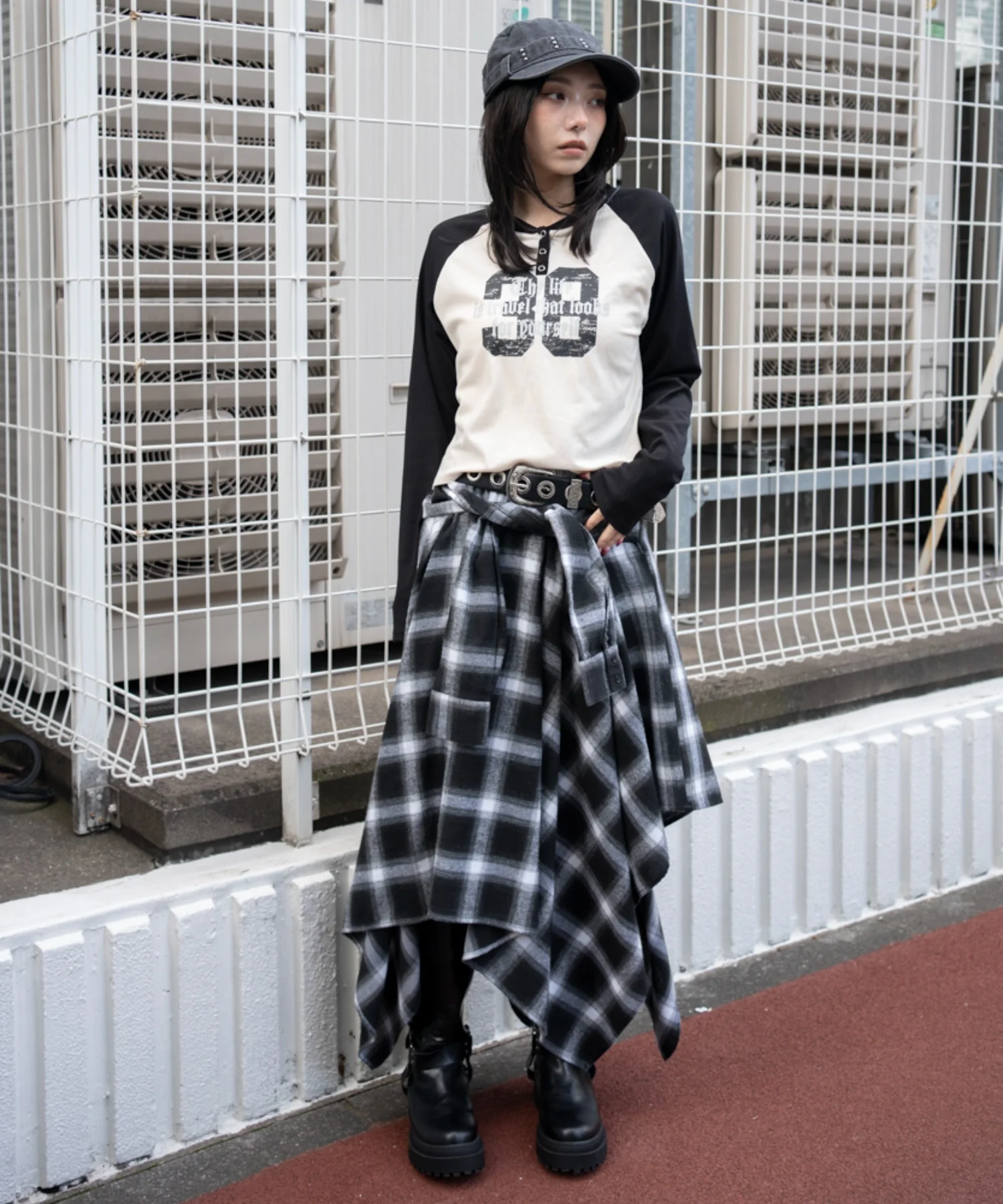 ラグランヘンリーネックロンT - Image 7