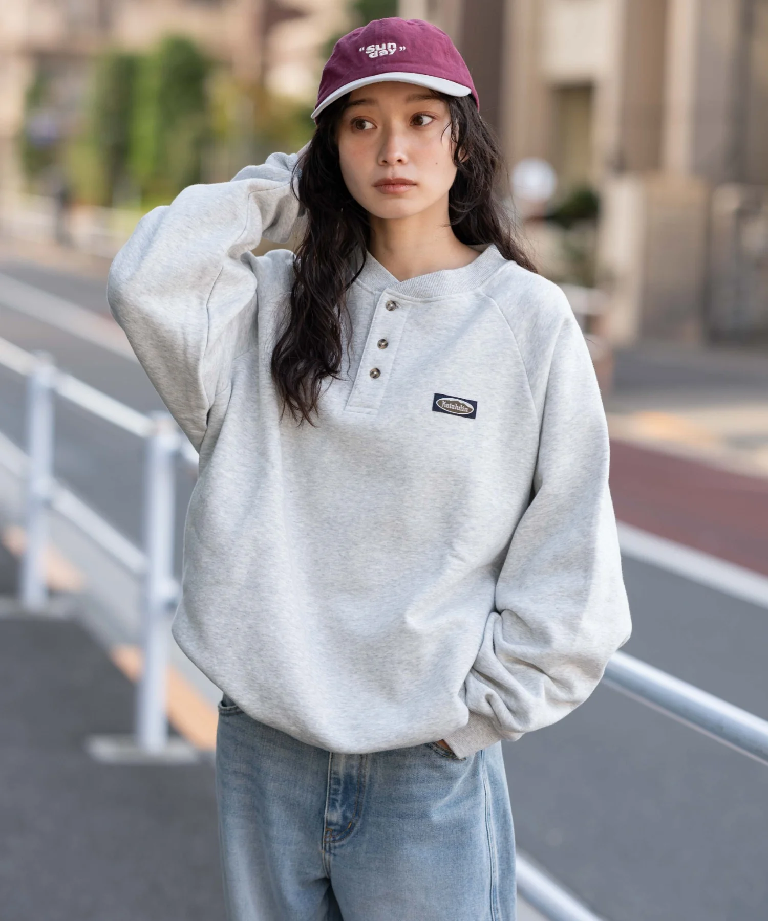 裏起毛ショートドロストヘンリーネックプルオーバー - Image 23