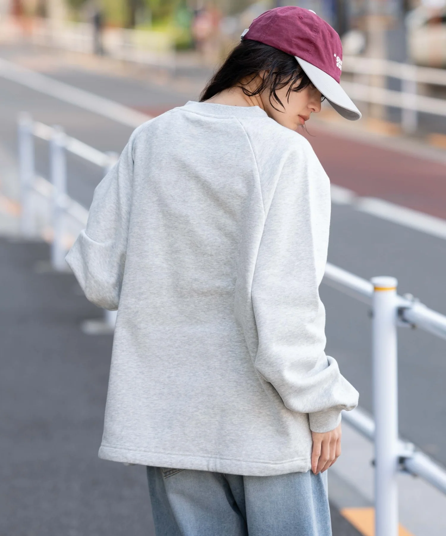 裏起毛ショートドロストヘンリーネックプルオーバー - Image 24