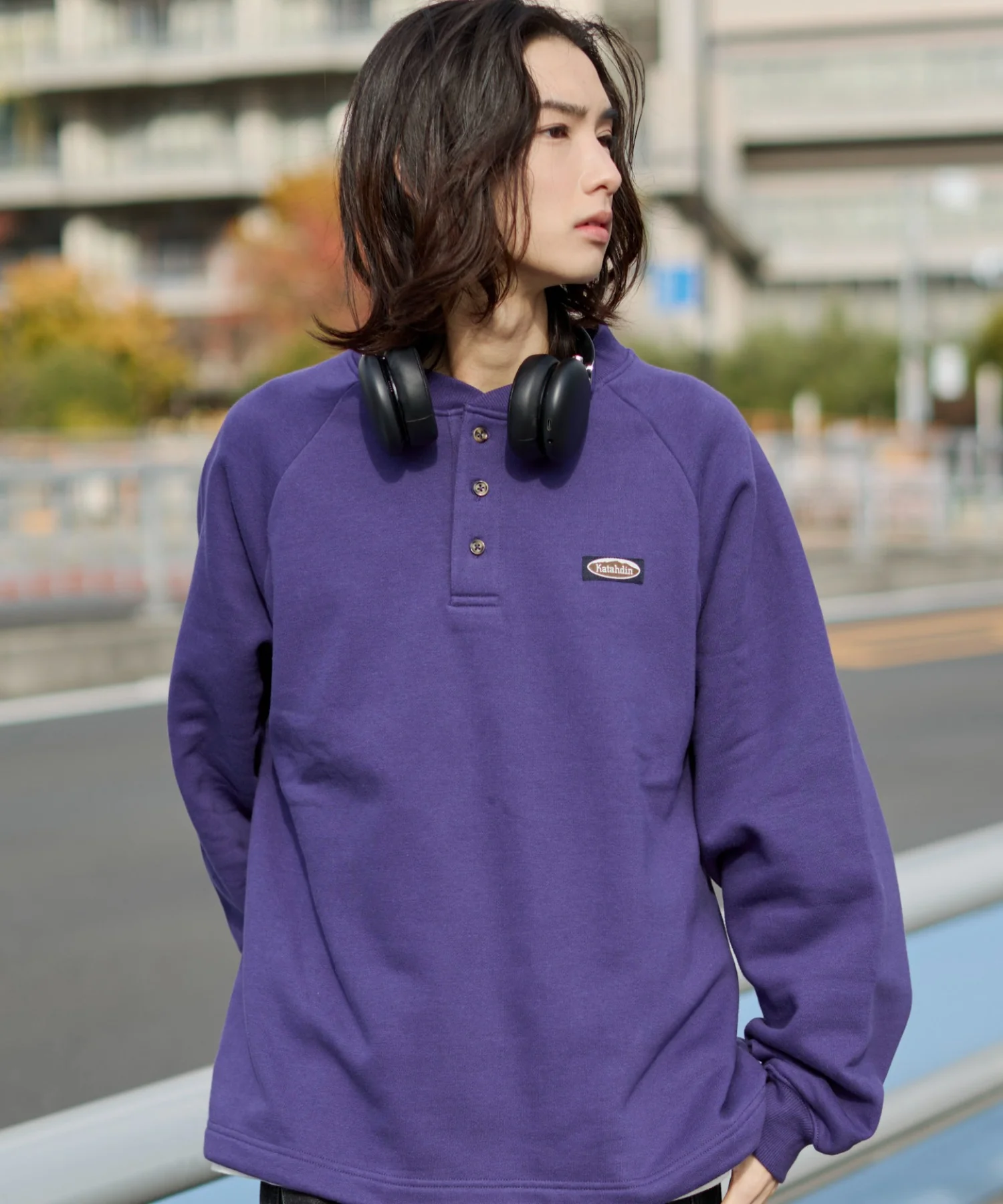 裏起毛ショートドロストヘンリーネックプルオーバー - Image 27
