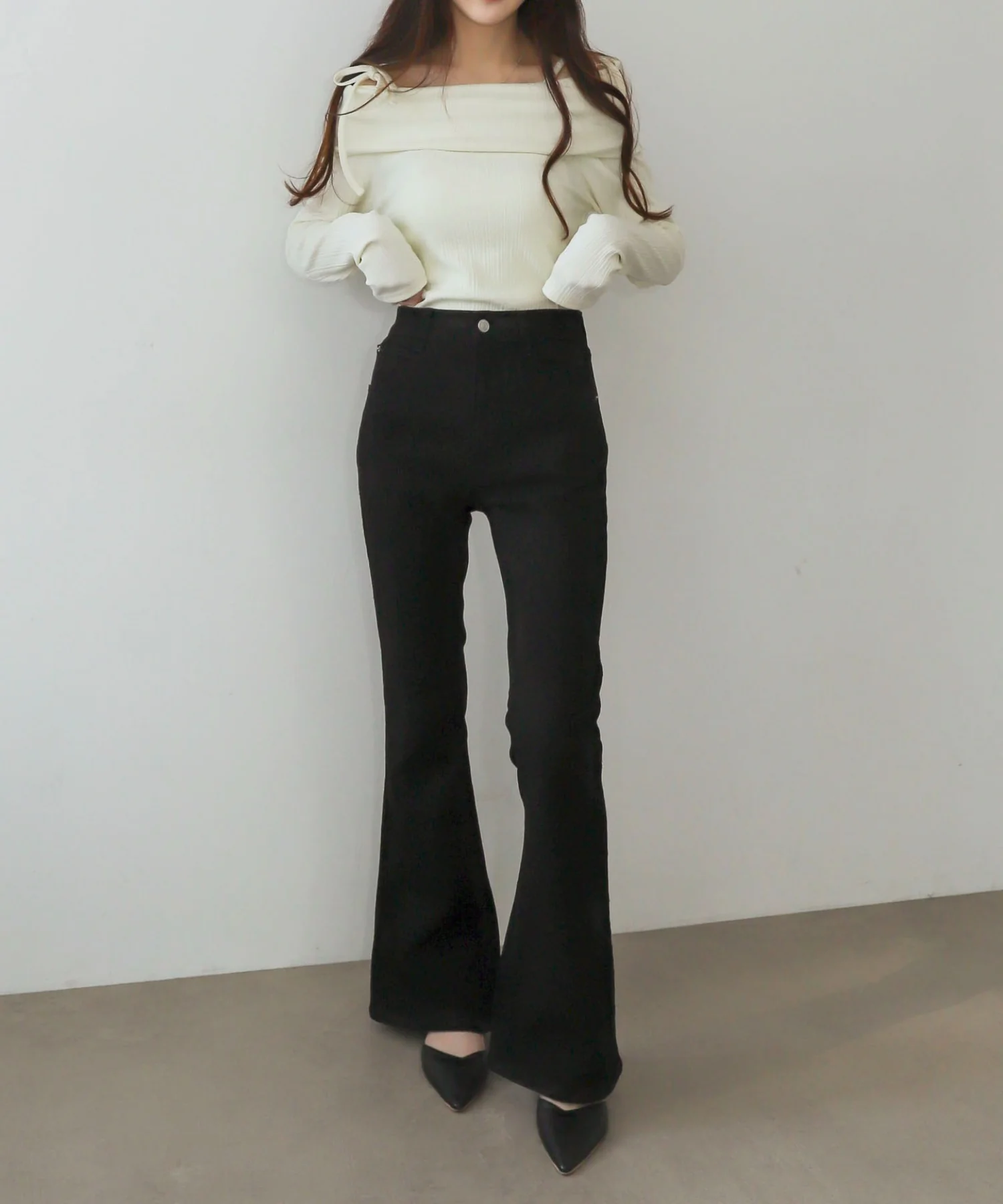 ストレッチフレアデニムパンツ - Image 5