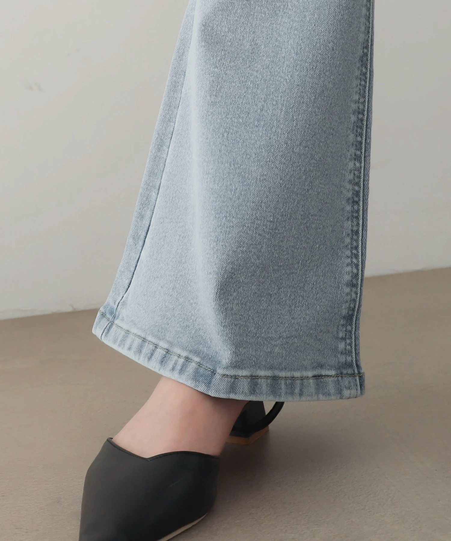 ハイウエストストレッチフレアデニムパンツ - Image 11
