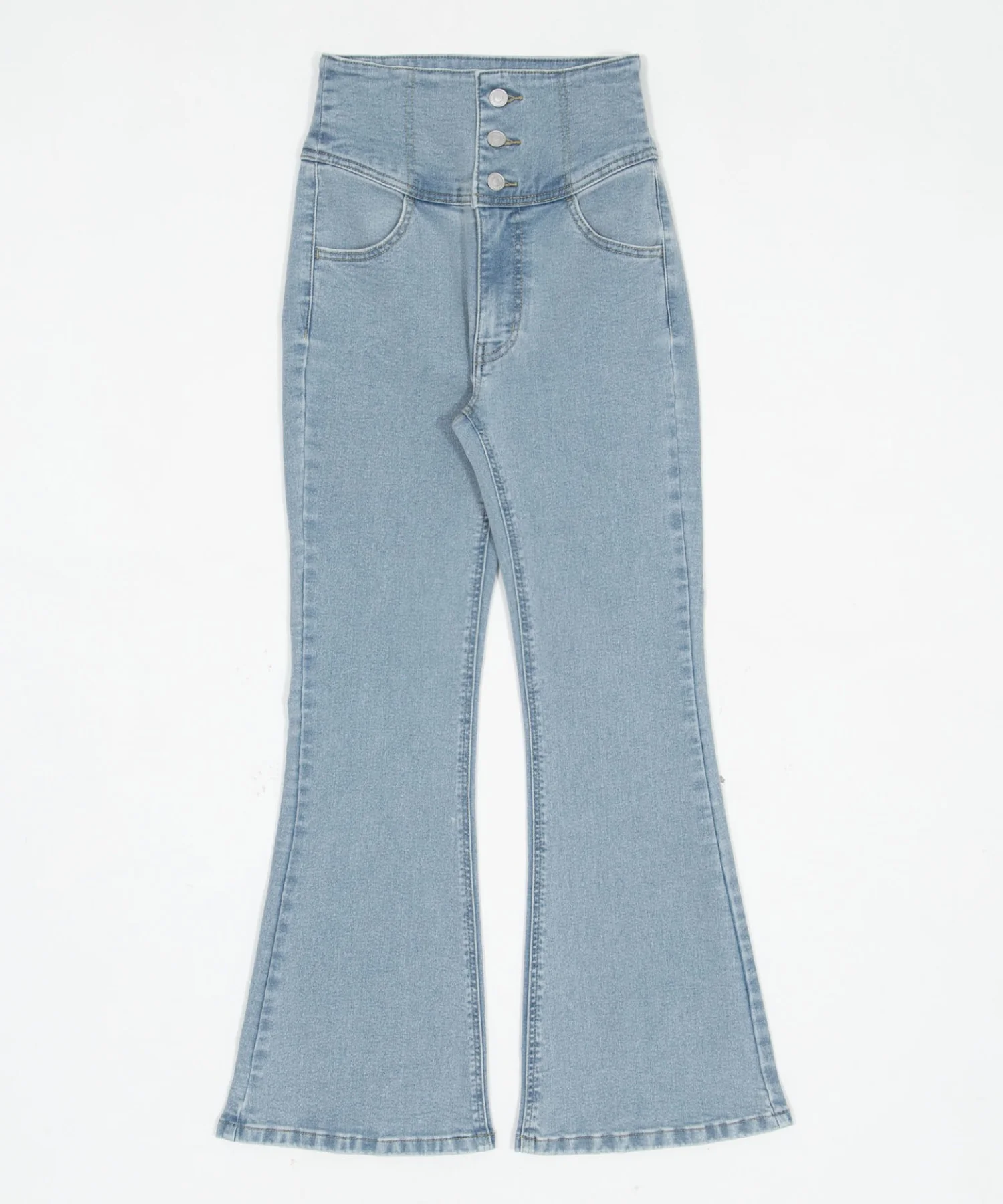 ハイウエストストレッチフレアデニムパンツ - Image 41