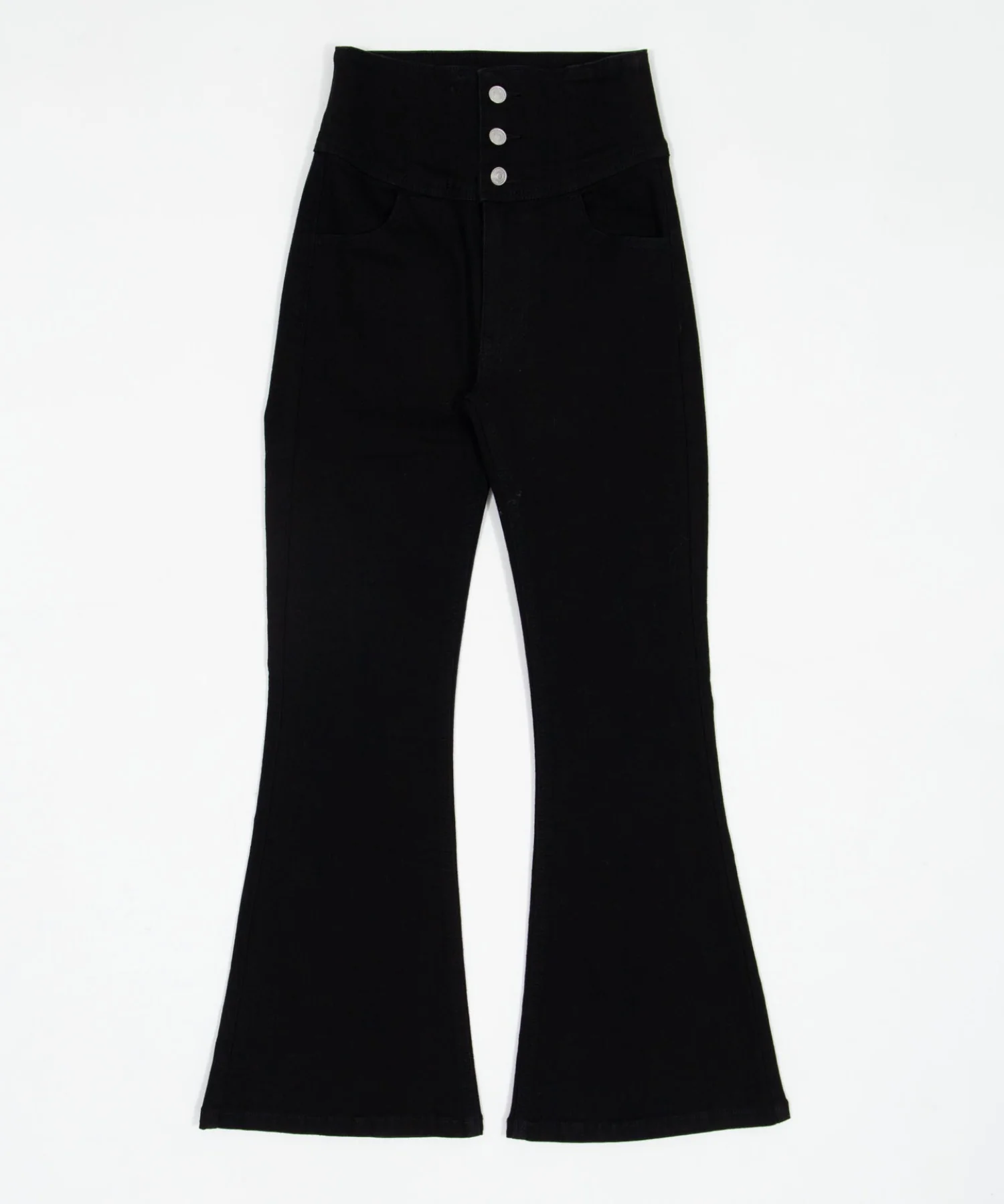 ハイウエストストレッチフレアデニムパンツ - Image 43
