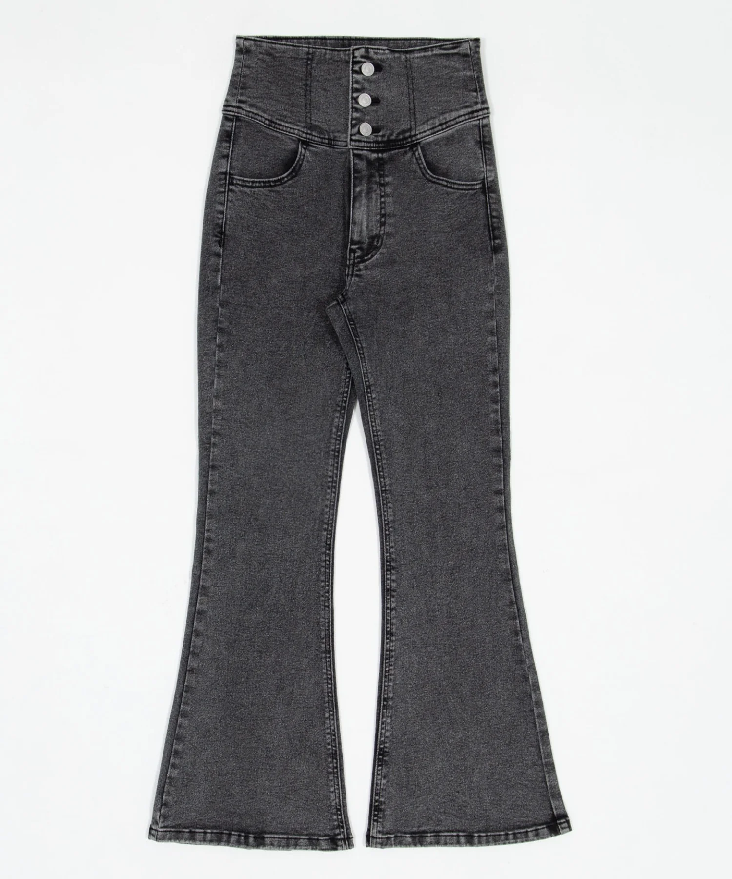 ハイウエストストレッチフレアデニムパンツ - Image 44