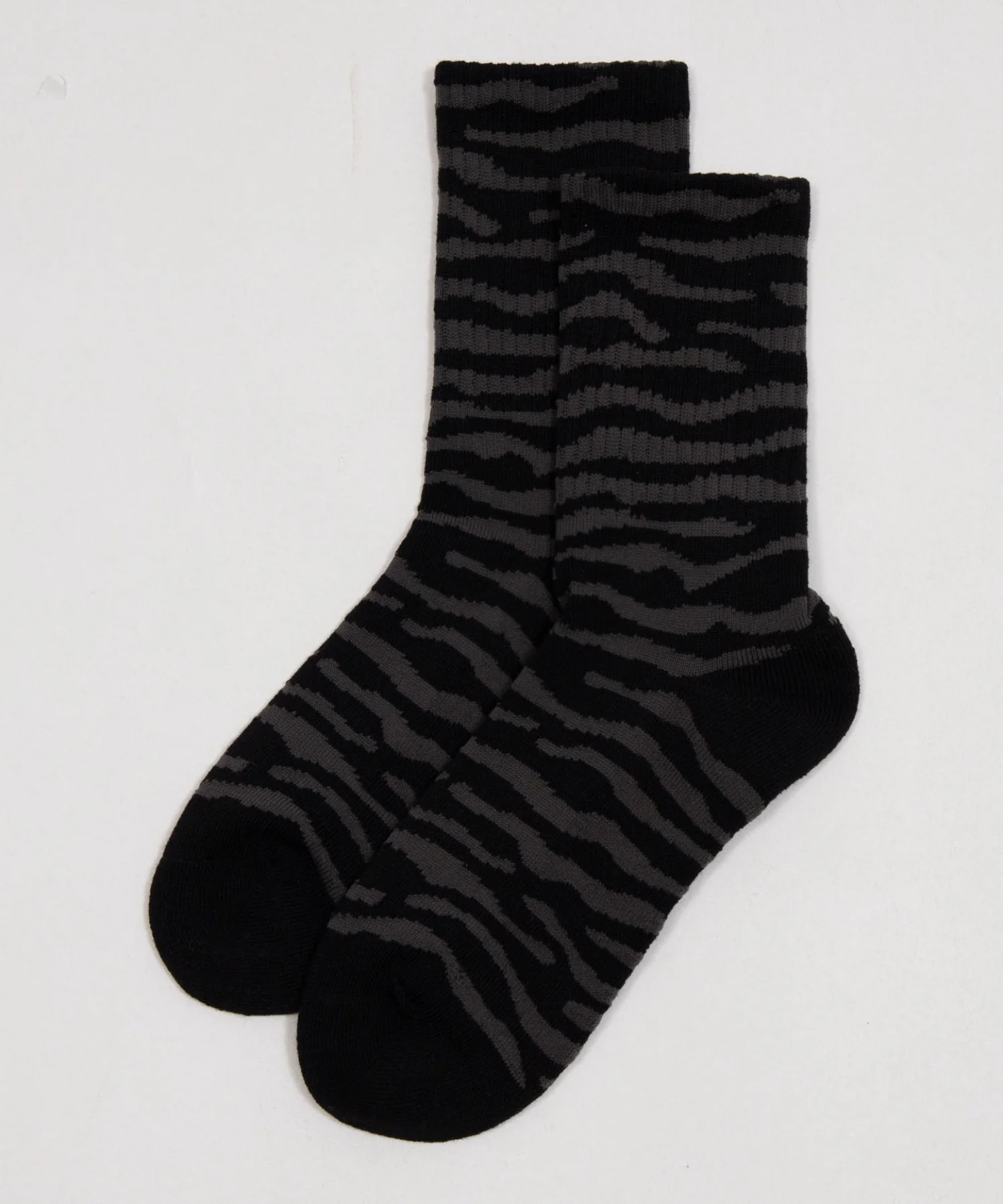 ゼブラ柄リブソックス(23-25cm) - Image 8