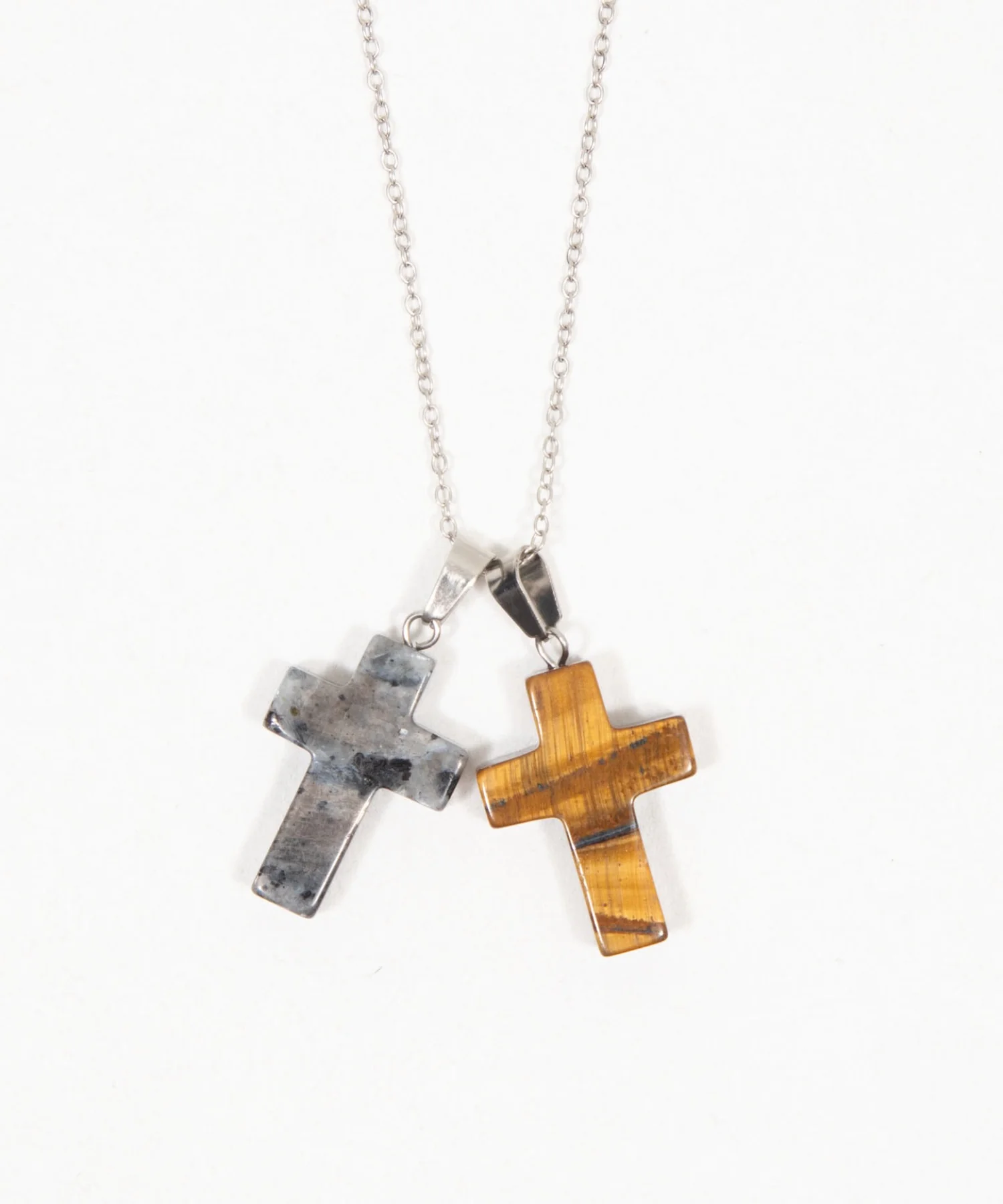 L2Pクロスパールレイヤードネックレス - Image 15