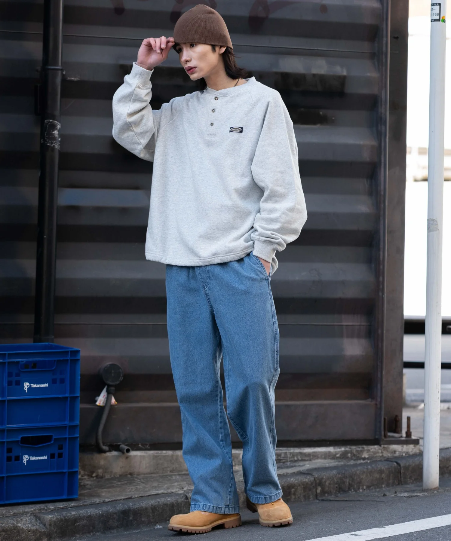 ユルフィットデニムイージーパンツ - Image 4