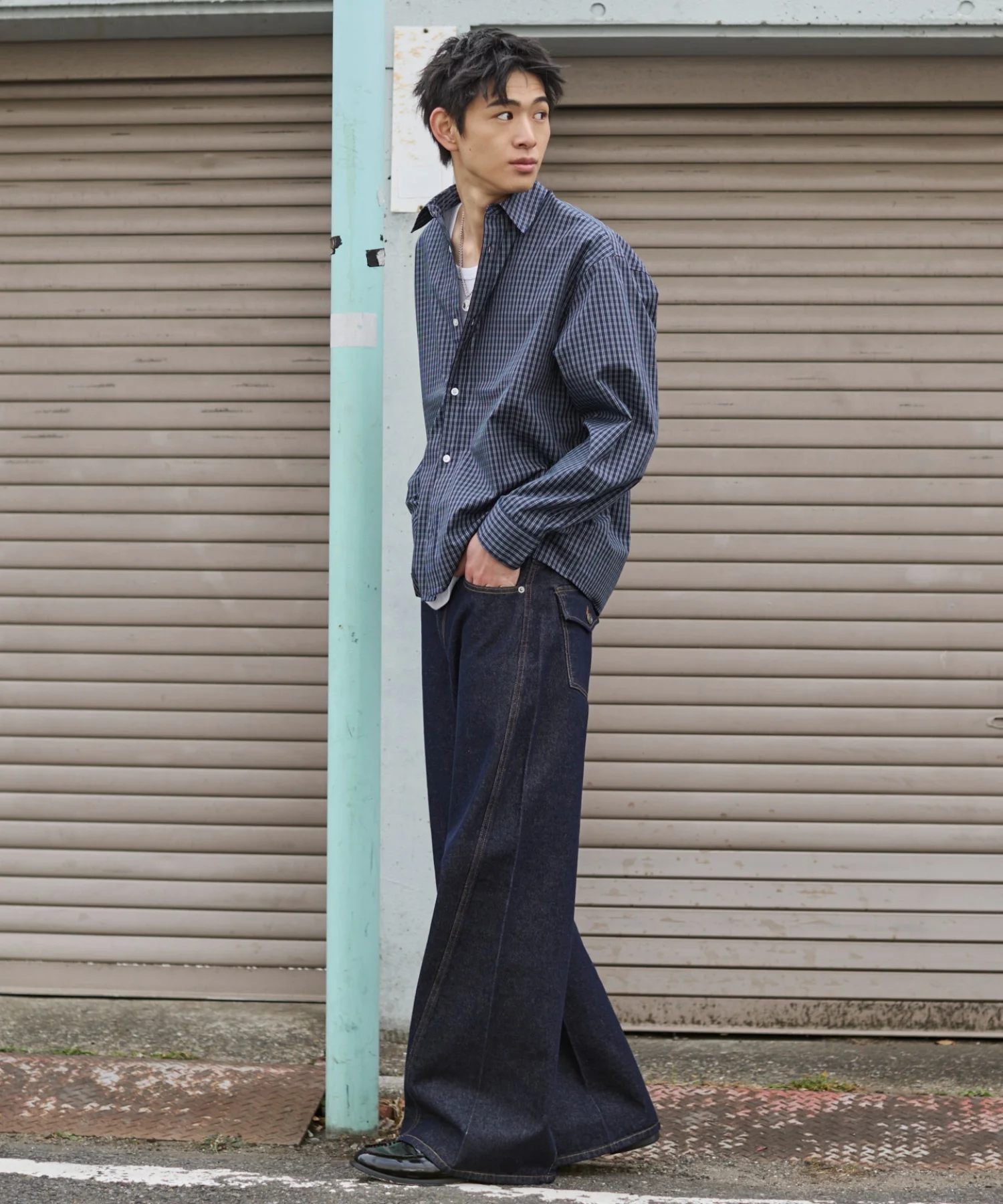 カバーフィットフラップデニムパンツ - Image 18