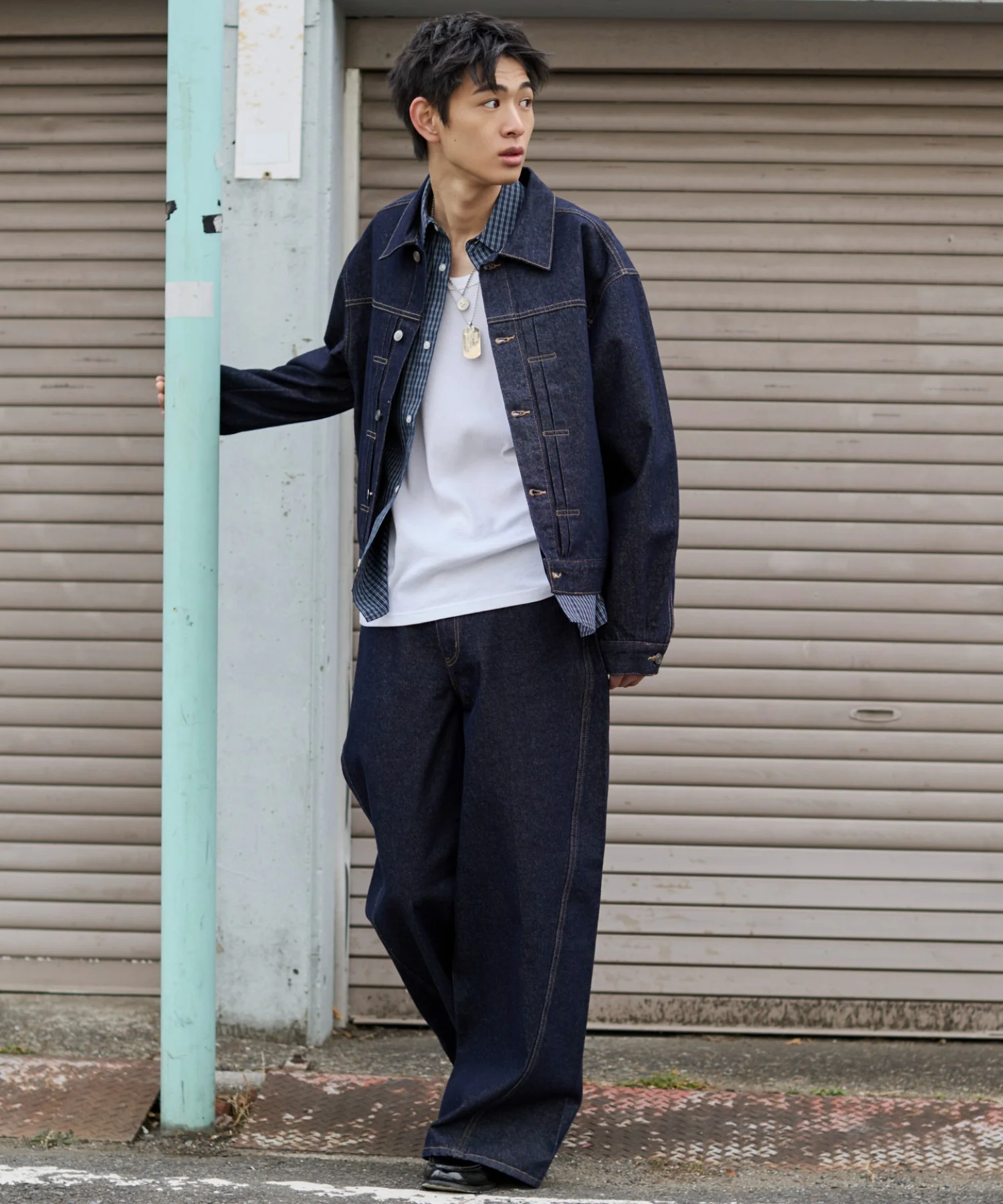 カバーフィットフラップデニムパンツ - Image 19