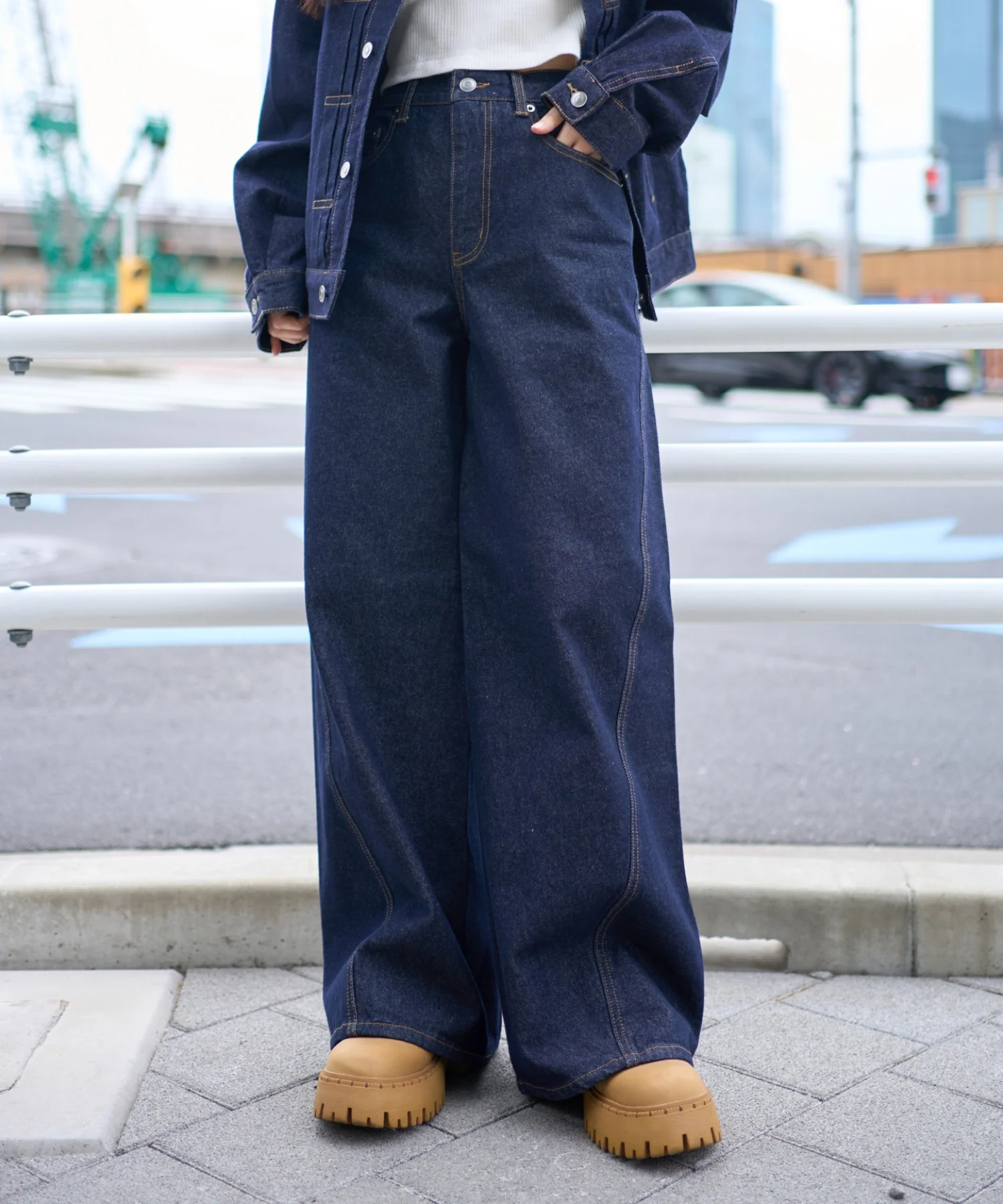 カバーフィットフラップデニムパンツ - Image 22