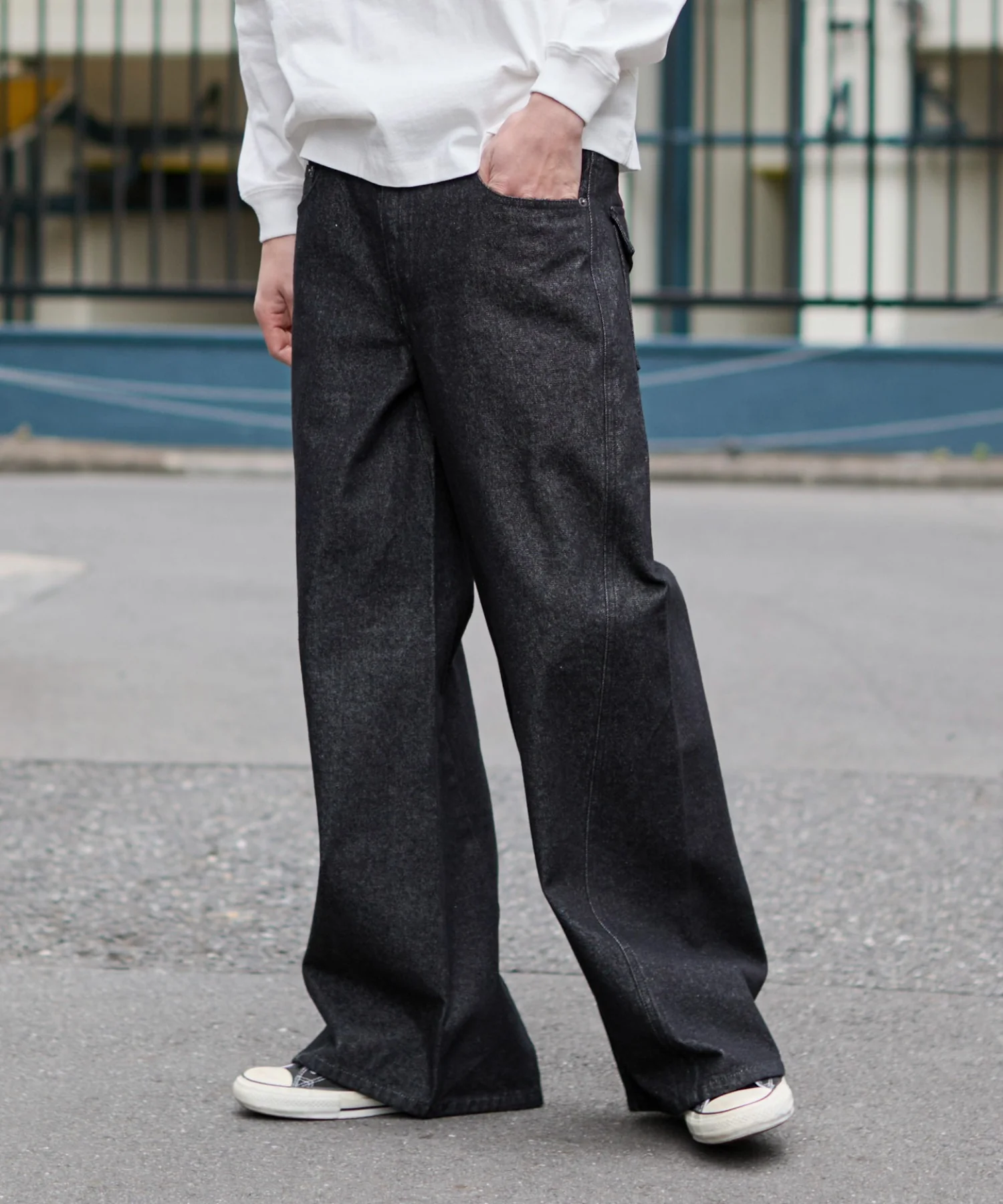 カバーフィットフラップデニムパンツ - Image 28