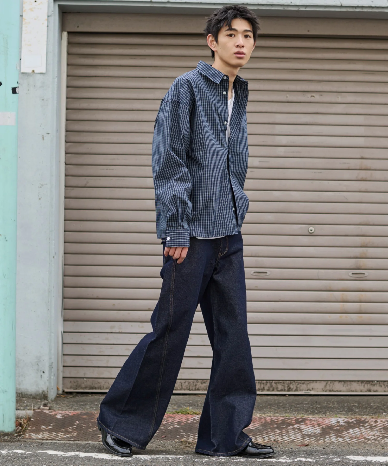 カバーフィットフラップデニムパンツ - Image 3
