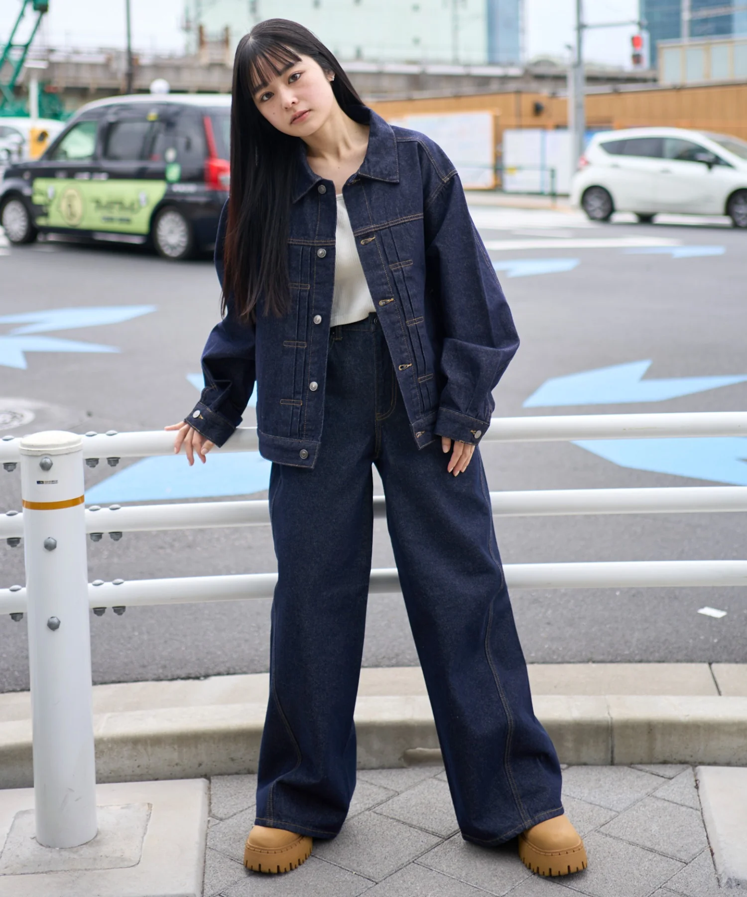 カバーフィットフラップデニムパンツ - Image 5