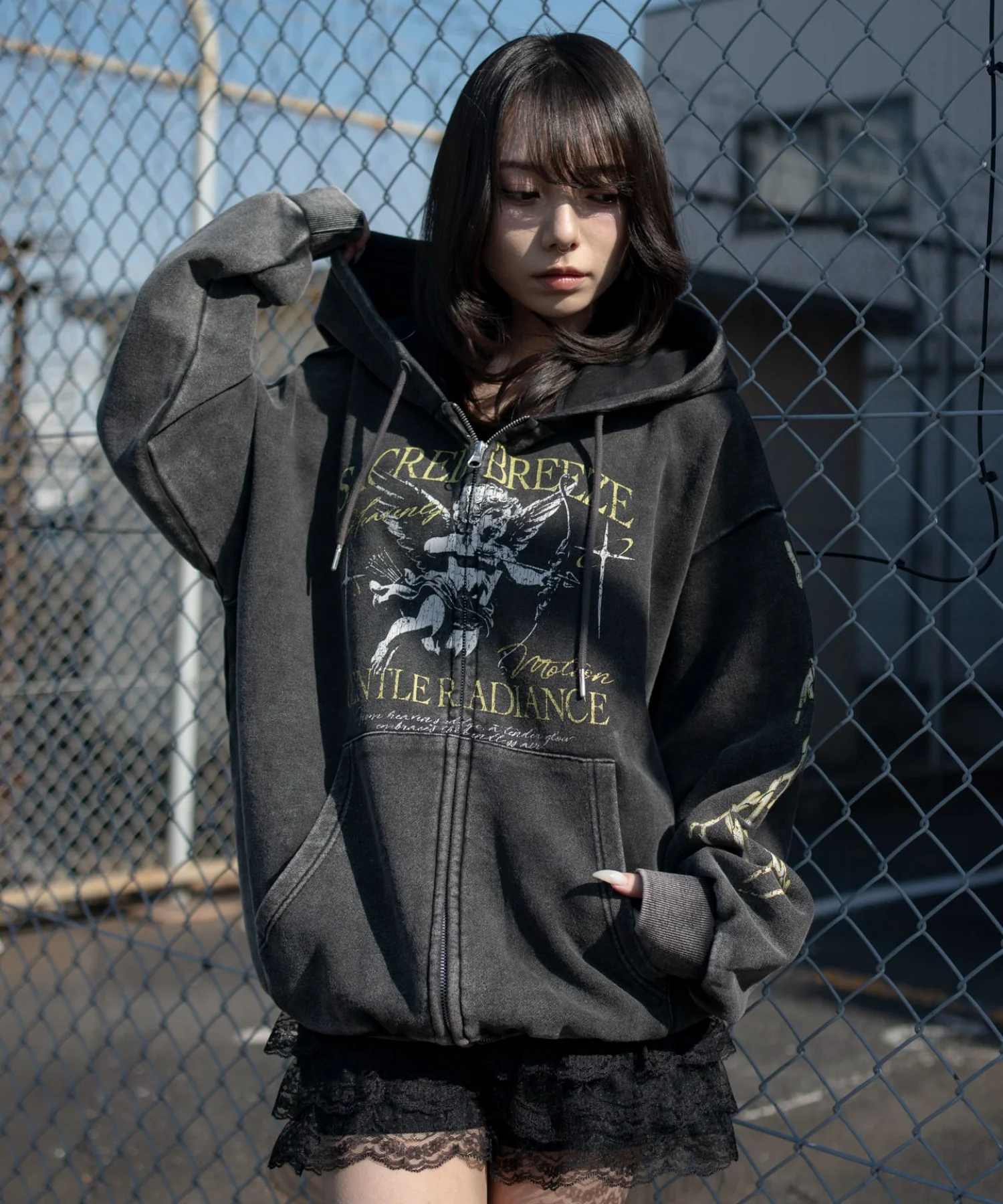 ブリーチグラフィックZIPパーカー - Image 36