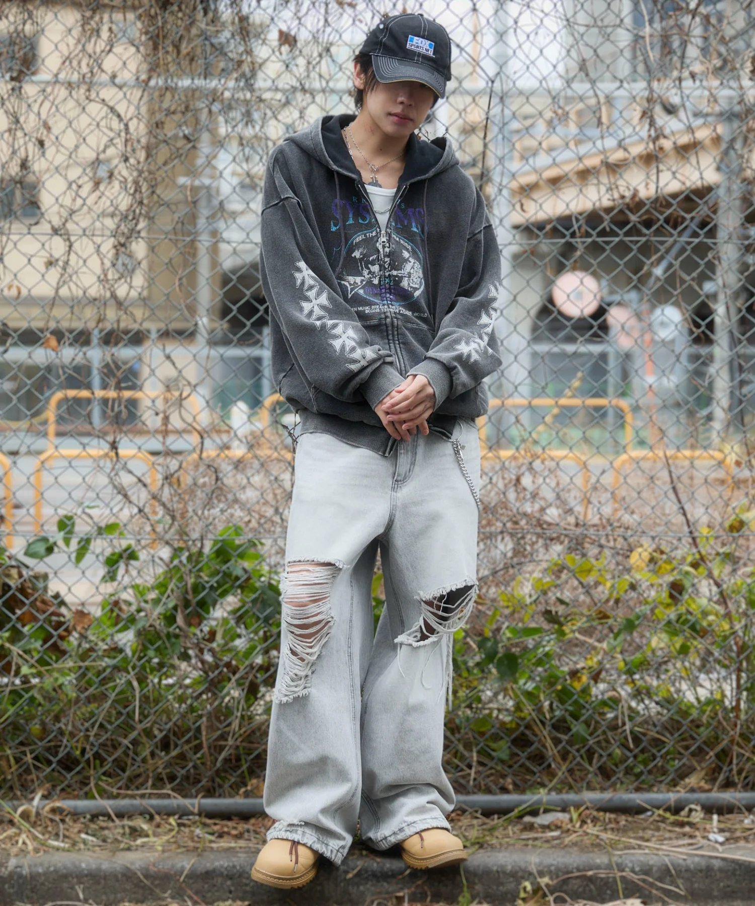 ブリーチグラフィックZIPパーカー - Image 6