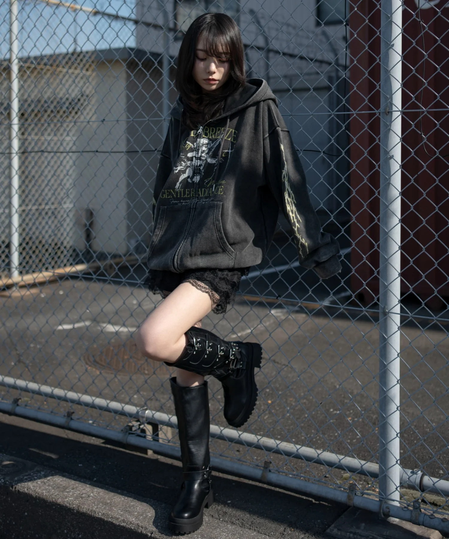 ブリーチグラフィックZIPパーカー - Image 8