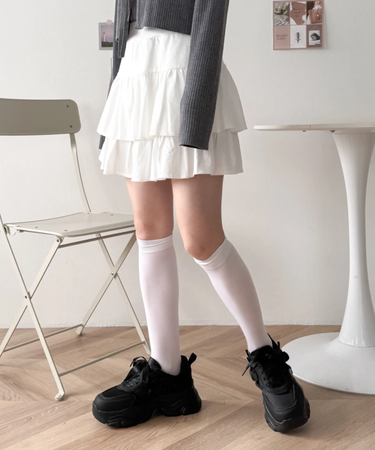 リボンデザイン厚底スニーカー - Image 17