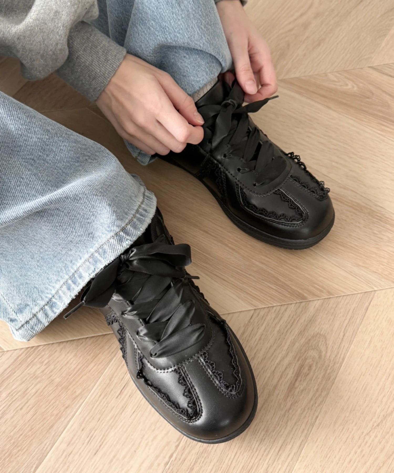 レースローカットスニーカー - Image 22