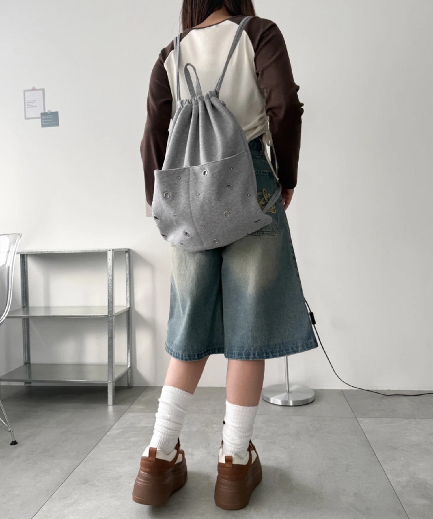 ハトメデザインナップサック - Image 4