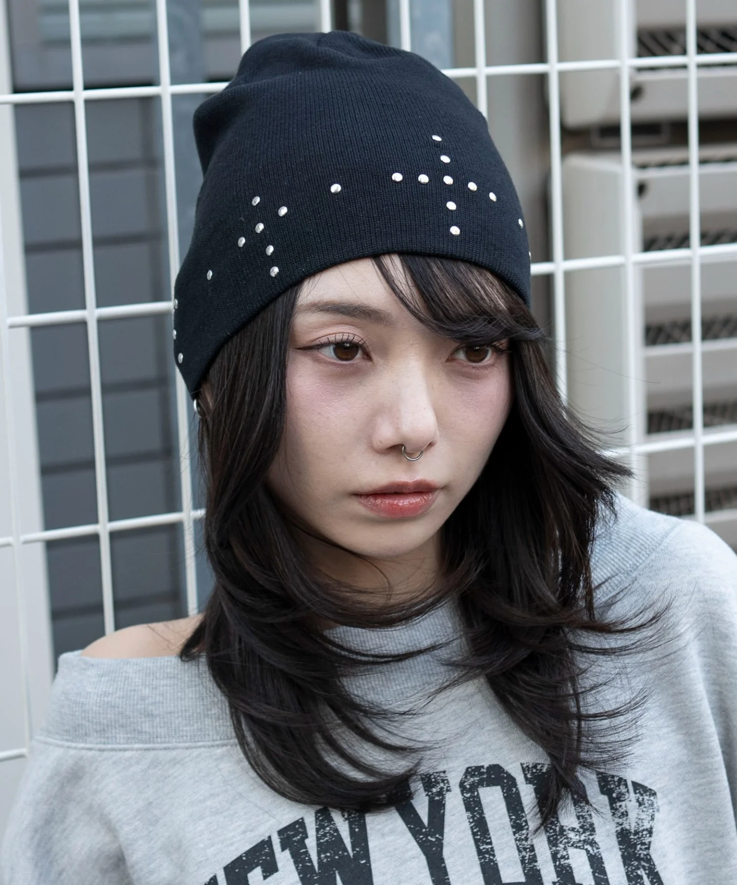 クロススタッズビーニー - Image 5