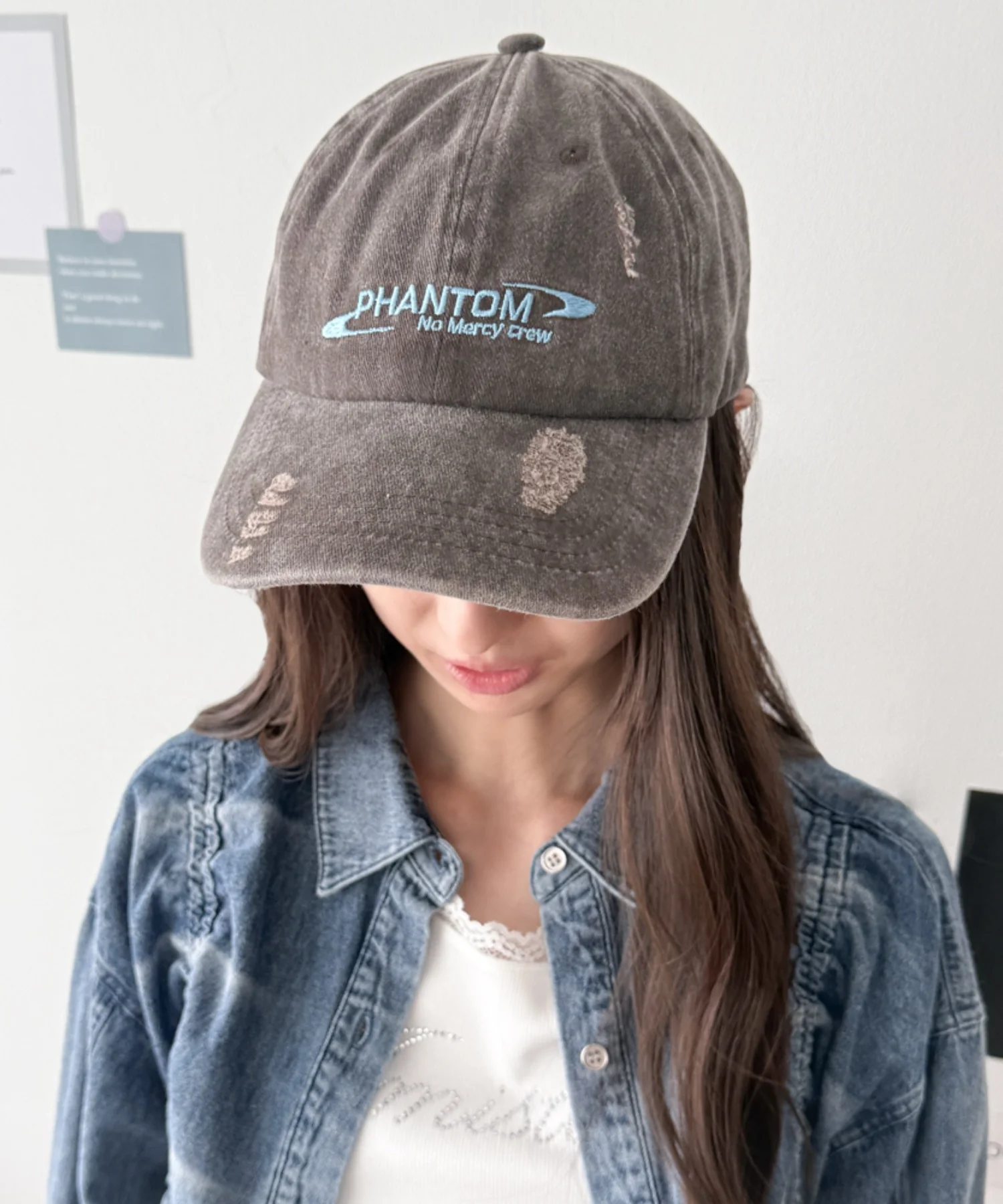 PHANTOMロゴダメージキャップ - Image 5