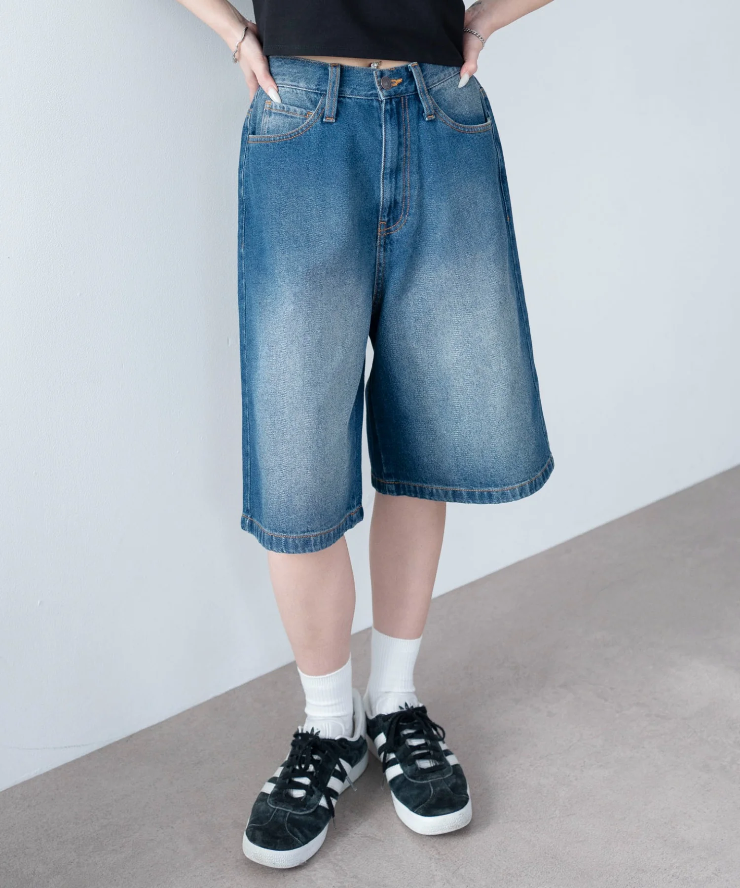 デニムハーフパンツ - Image 2