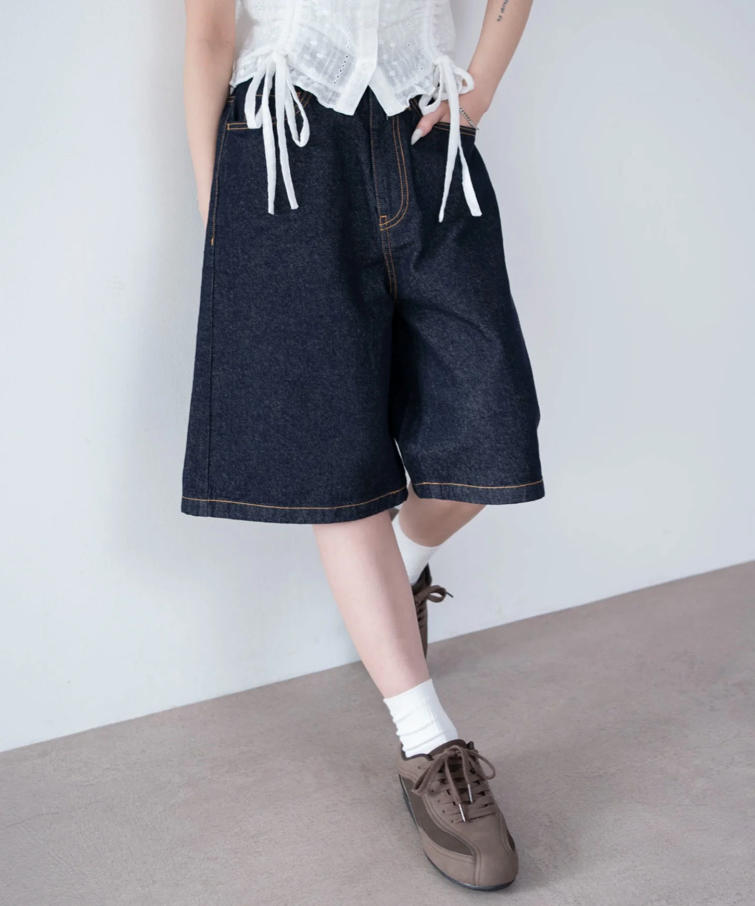 デニムハーフパンツ - Image 3