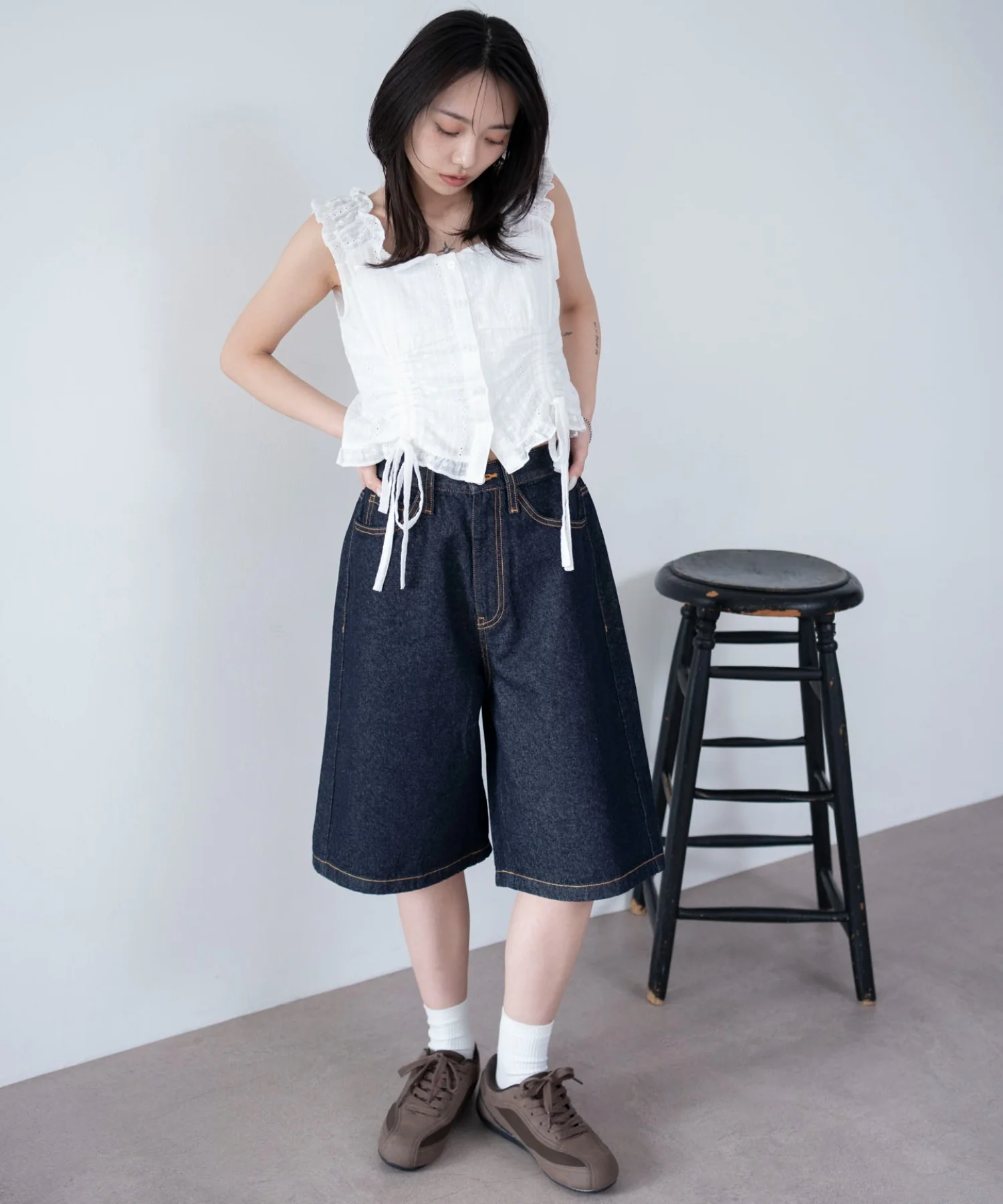 デニムハーフパンツ - Image 32