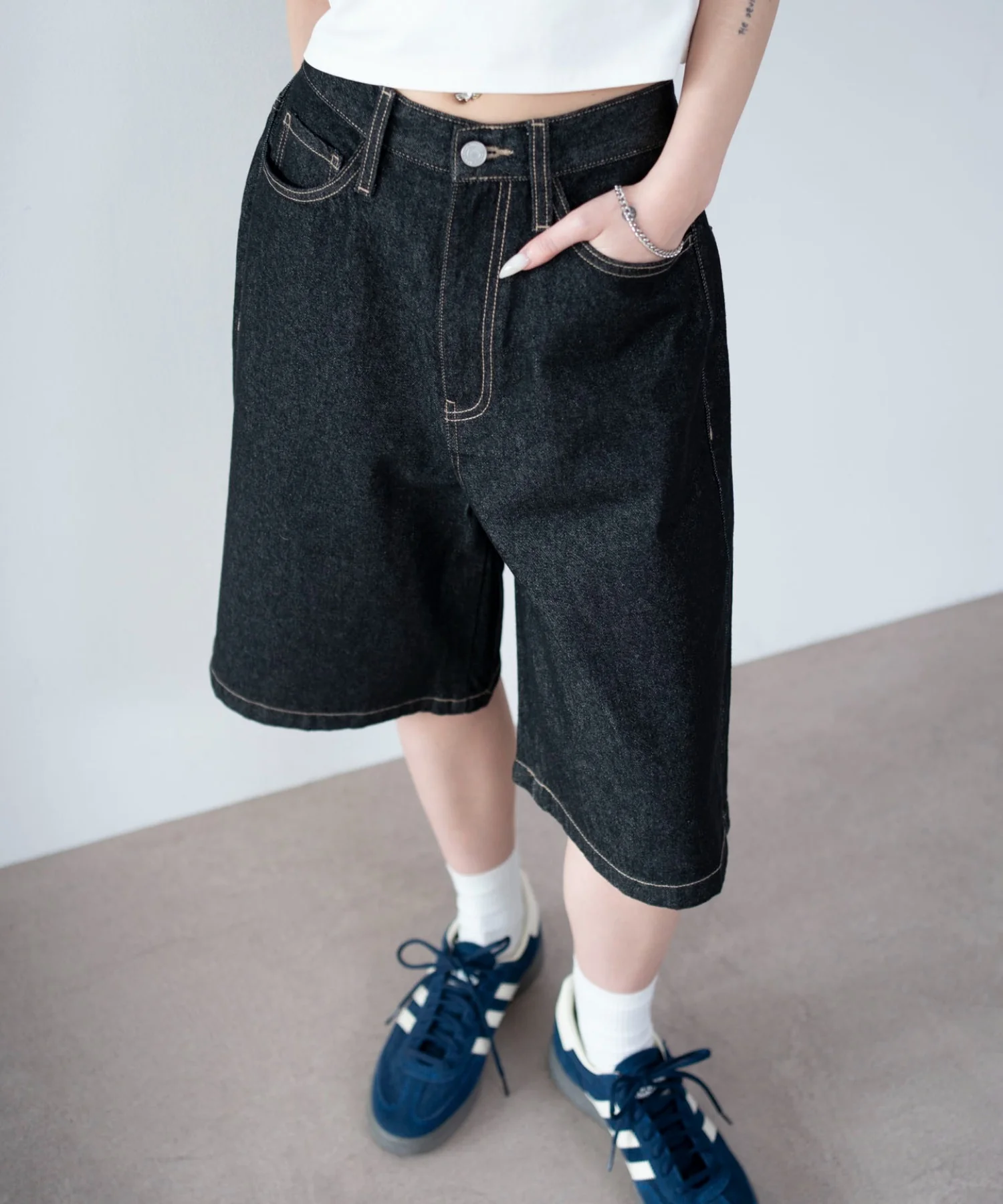 デニムハーフパンツ - Image 4