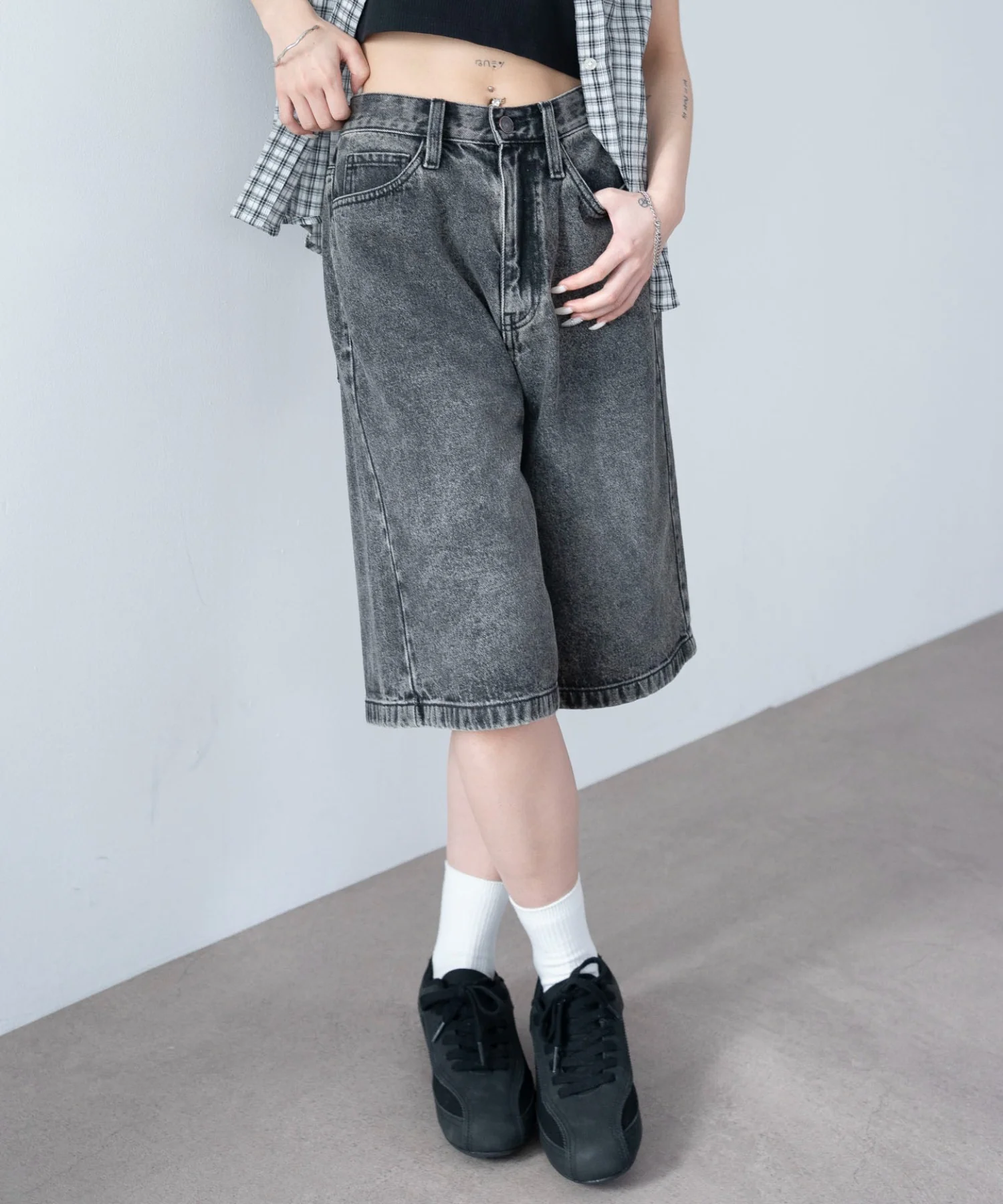 デニムハーフパンツ - Image 5