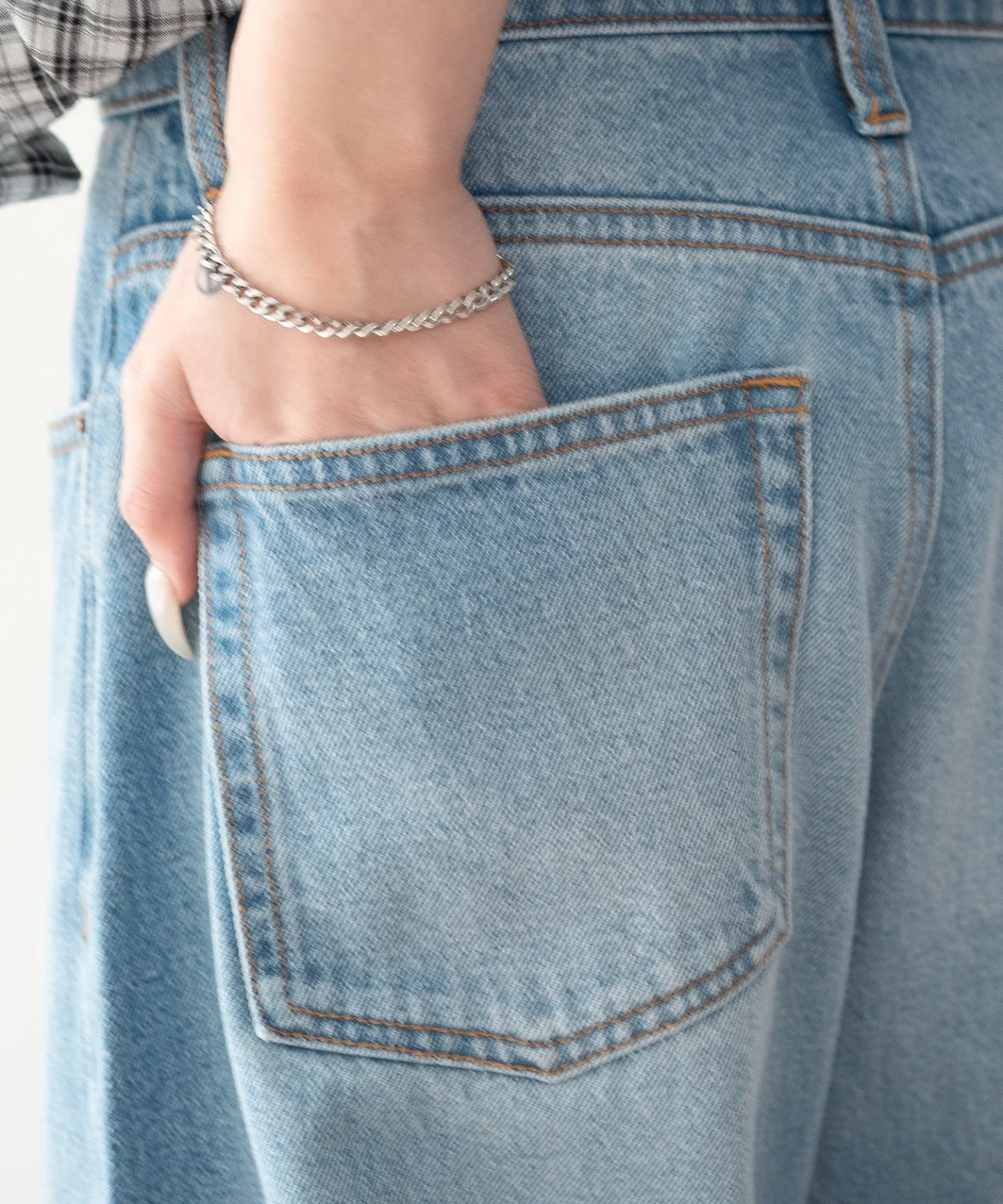ワイドカーブデニムパンツ - Image 12