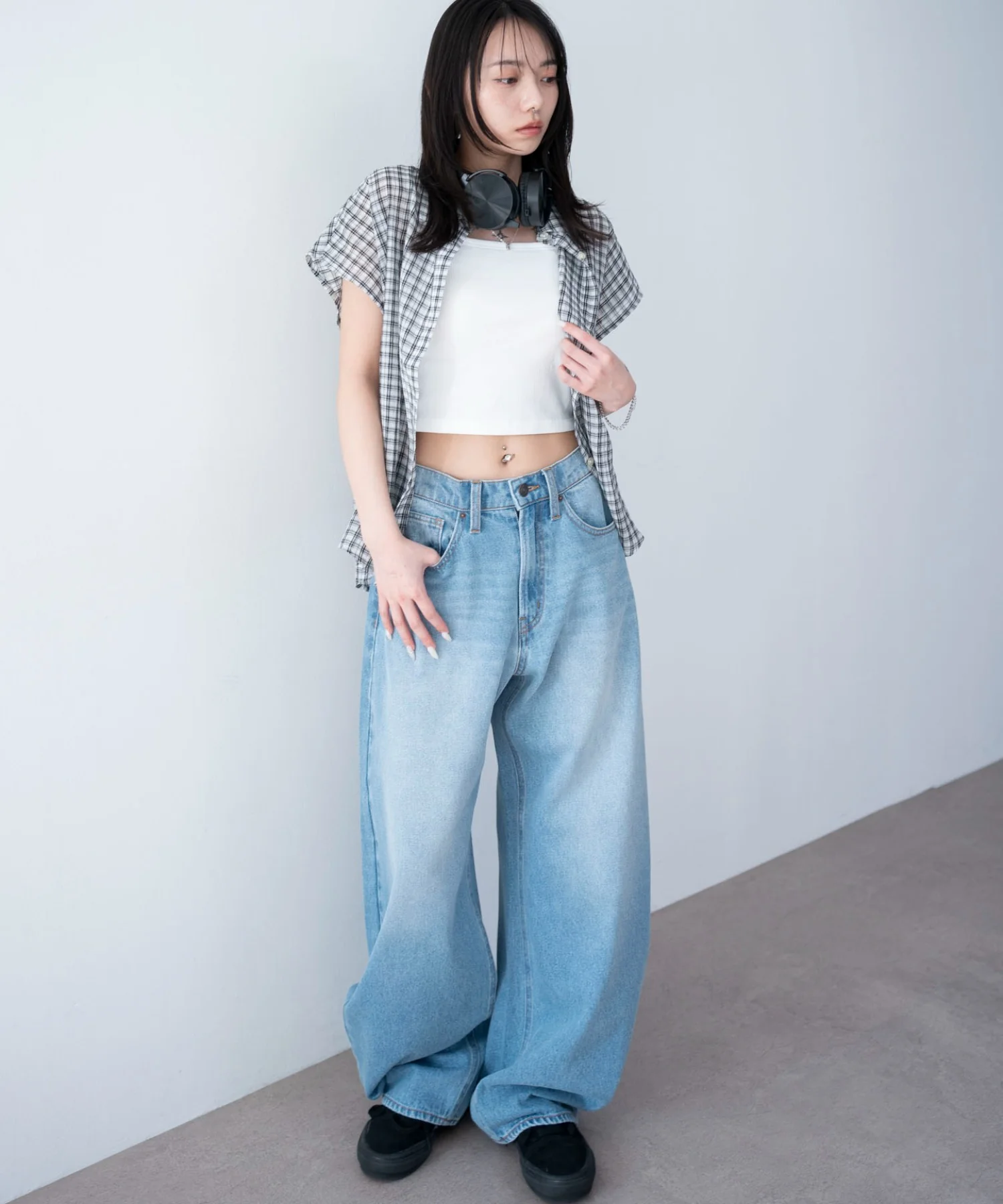 ワイドカーブデニムパンツ - Image 17