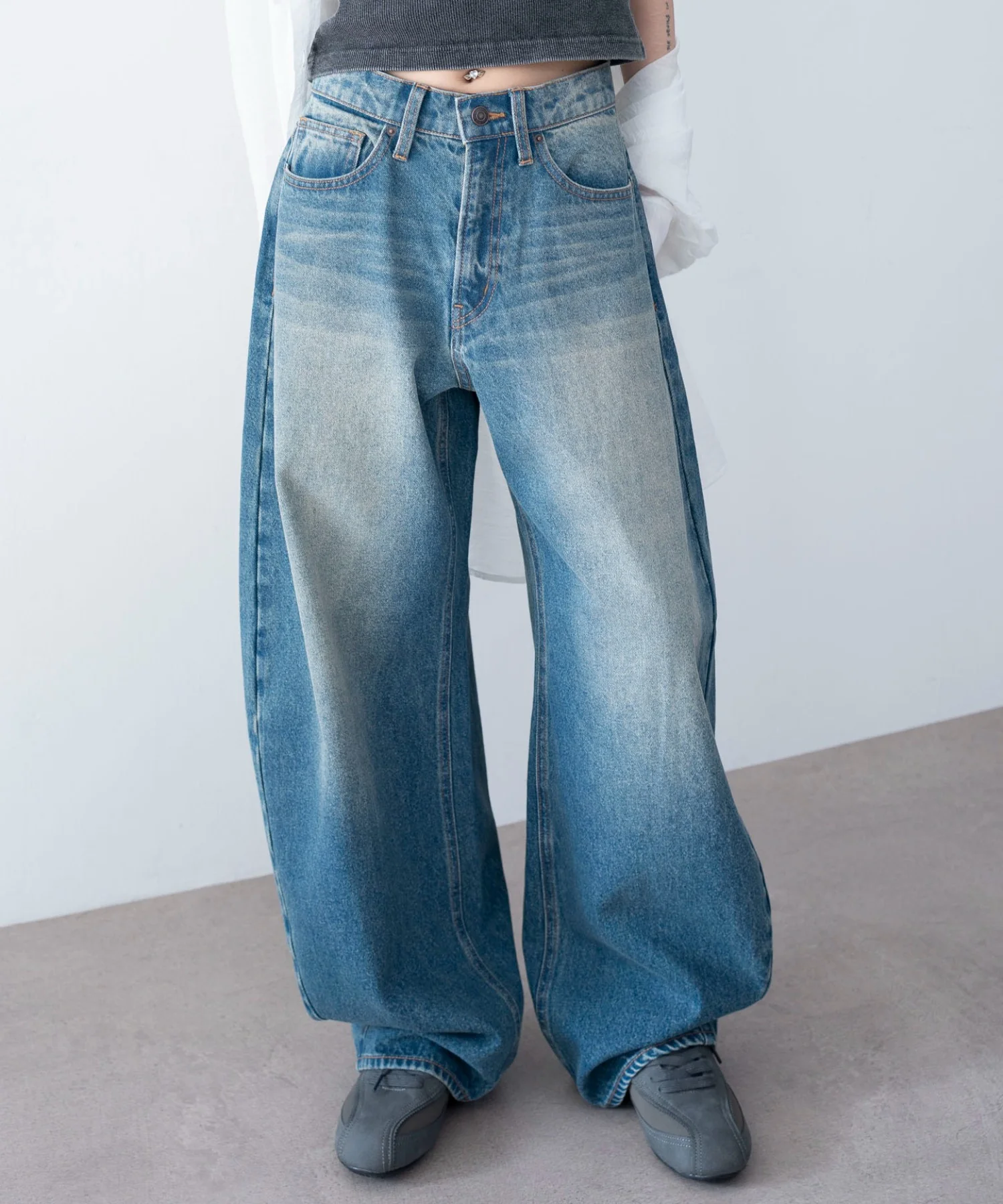 ワイドカーブデニムパンツ - Image 20