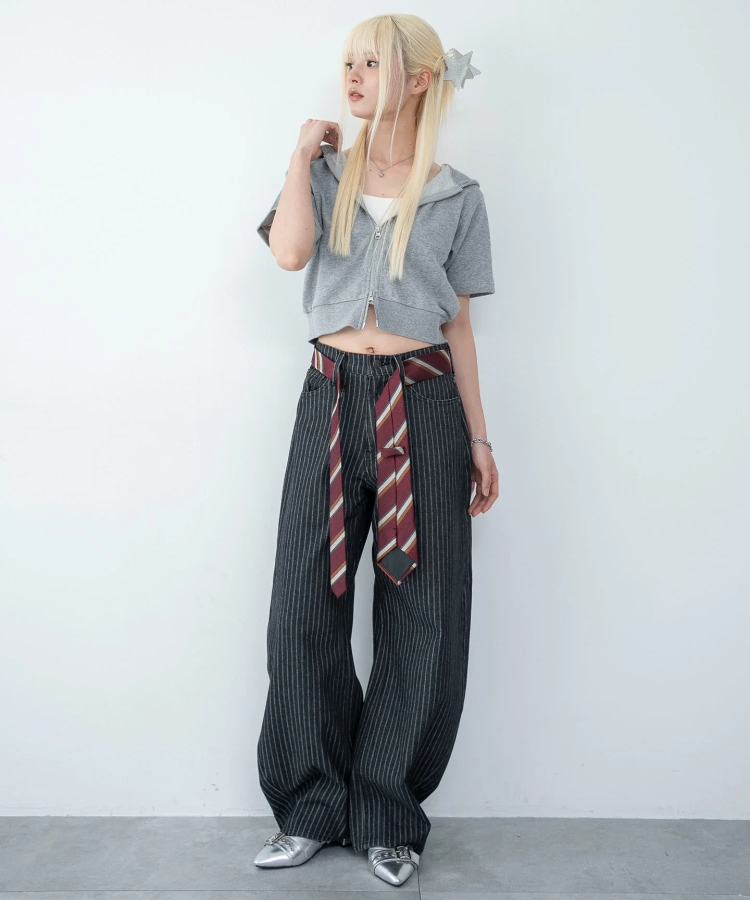 ワイドカーブデニムパンツ - Image 30