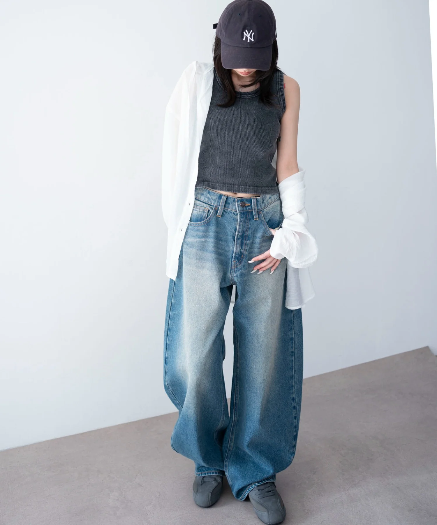 ワイドカーブデニムパンツ - Image 6