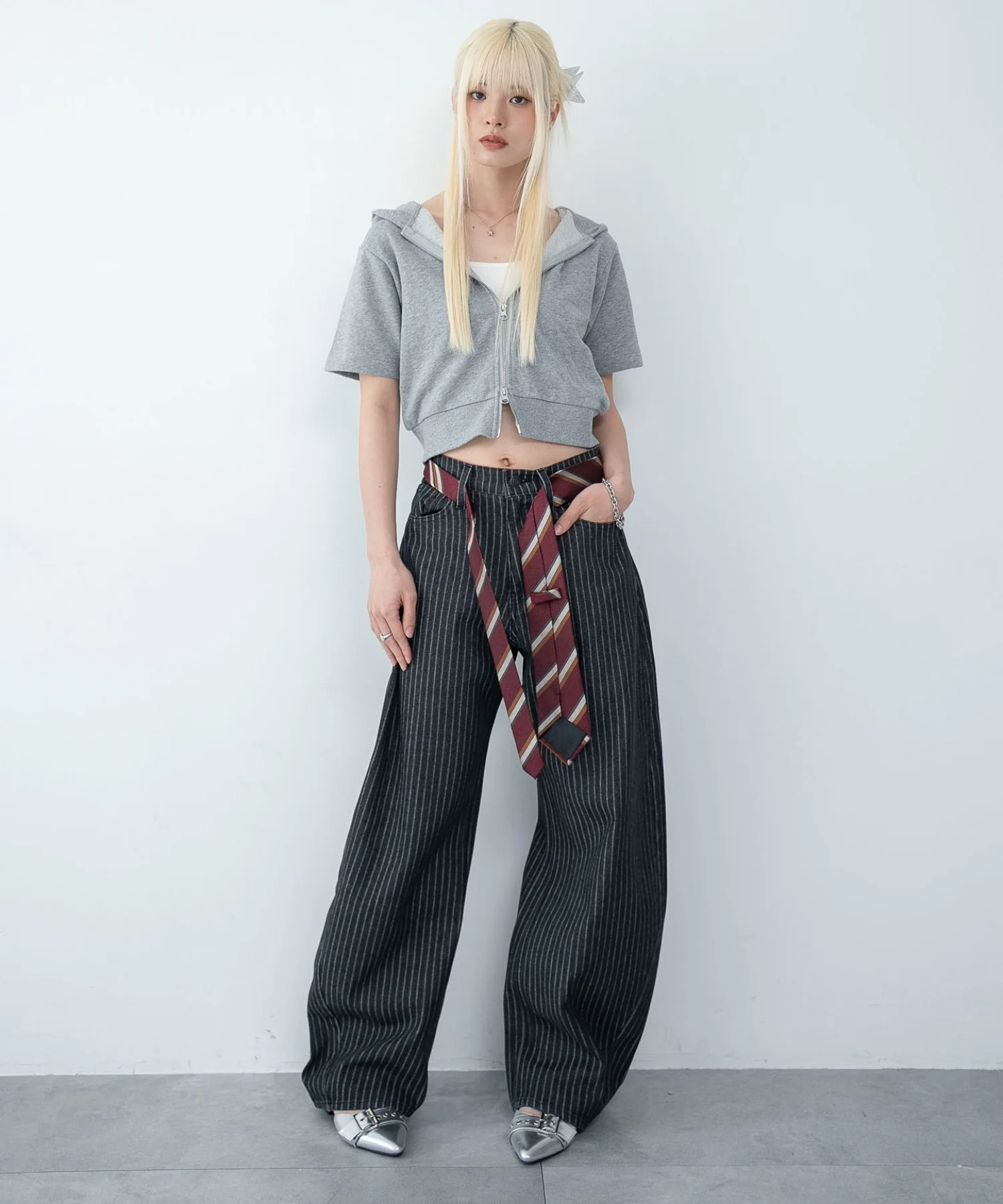 ワイドカーブデニムパンツ - Image 8