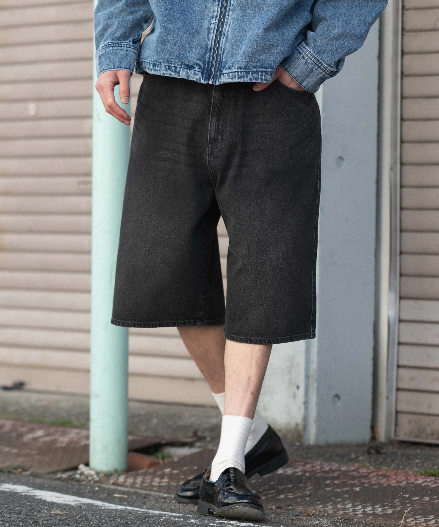 スーパーバギーデニムショーツ - Image 43