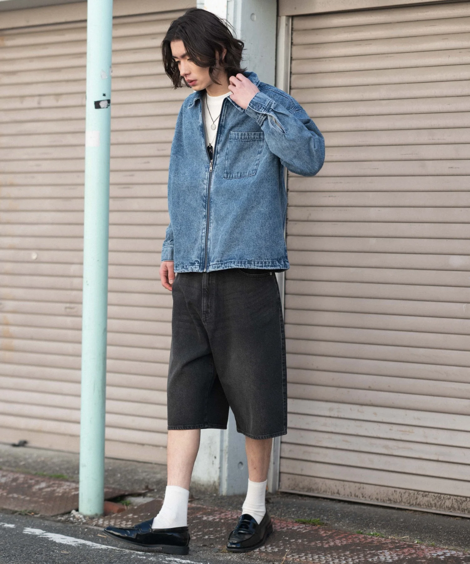 スーパーバギーデニムショーツ - Image 47