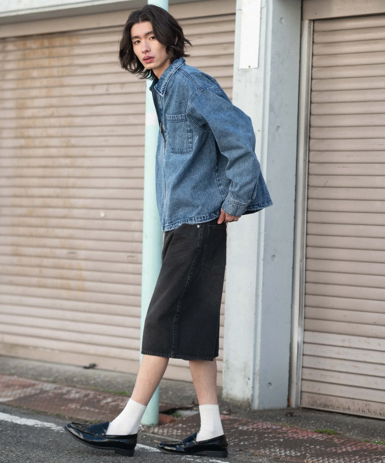 スーパーバギーデニムショーツ - Image 48