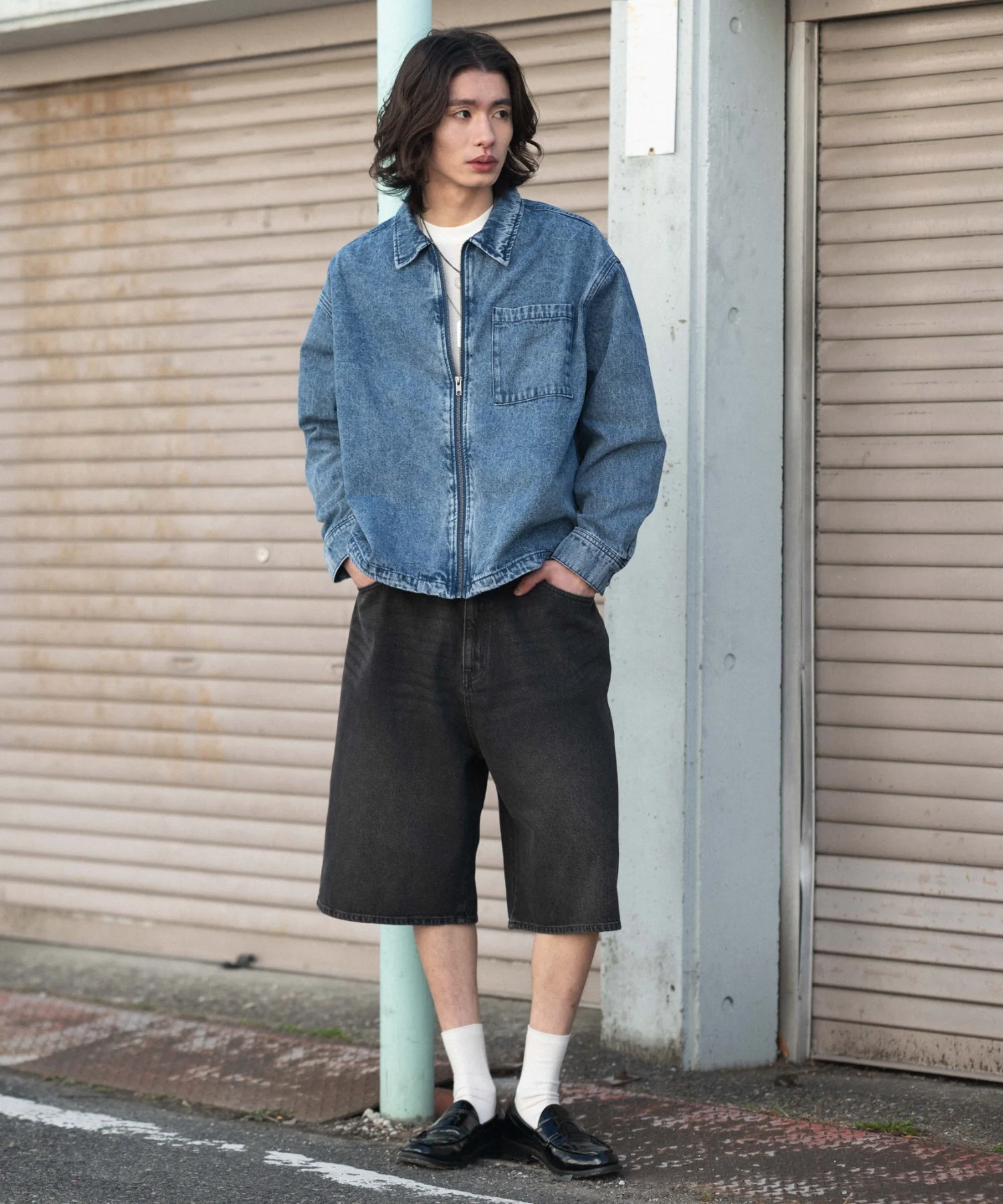 スーパーバギーデニムショーツ - Image 9