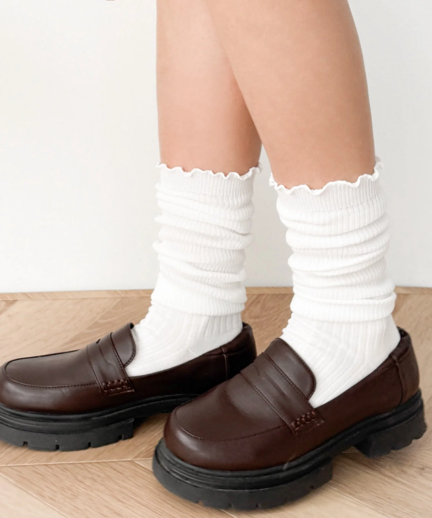 2wayメローリブハイソックス(23-25cm) - Image 5