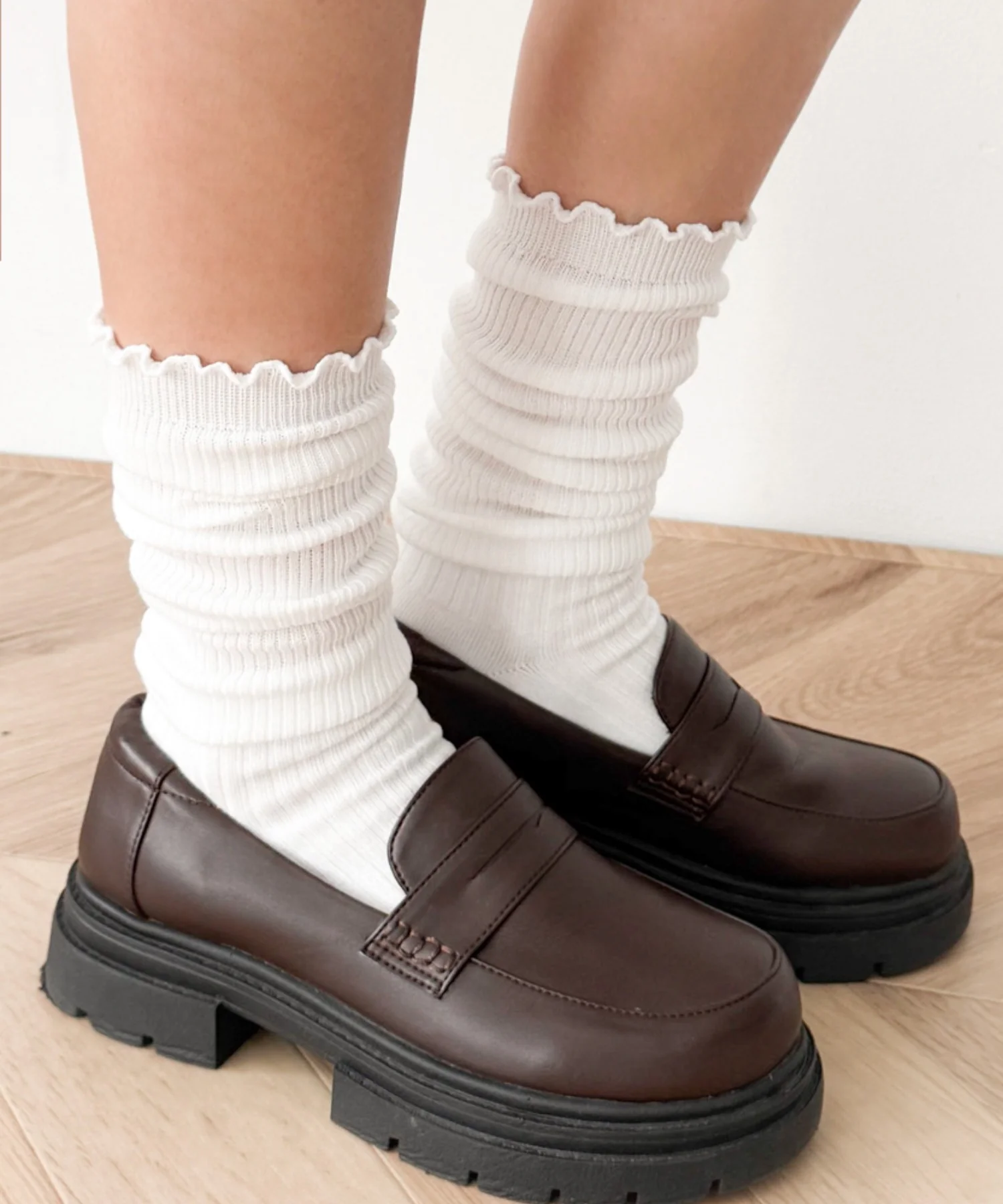 2wayメローリブハイソックス(23-25cm) - Image 7