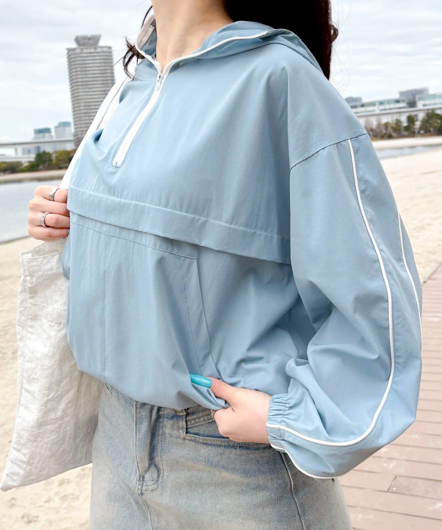 ラッシュガードラインアノラックパーカー - Image 4